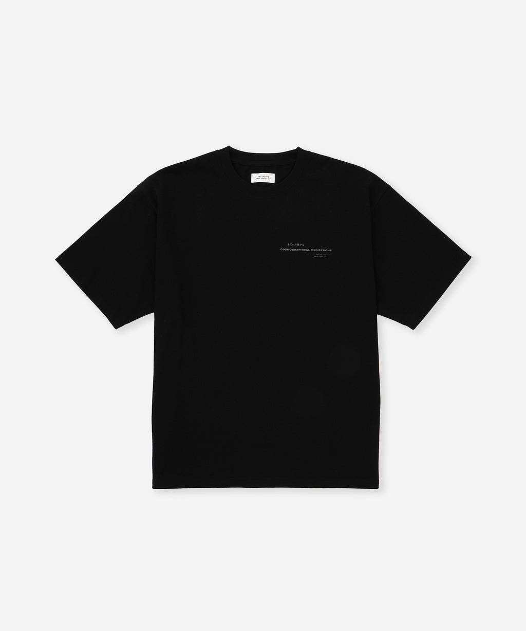 Saturdays NYC Cosmographical Relaxed Short Sleeve Tee in Black