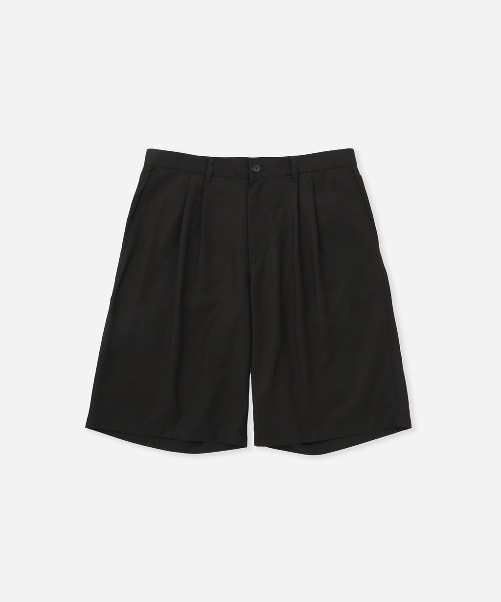 Saturdays NYC Feliz Two Tuck Walk Short in Black