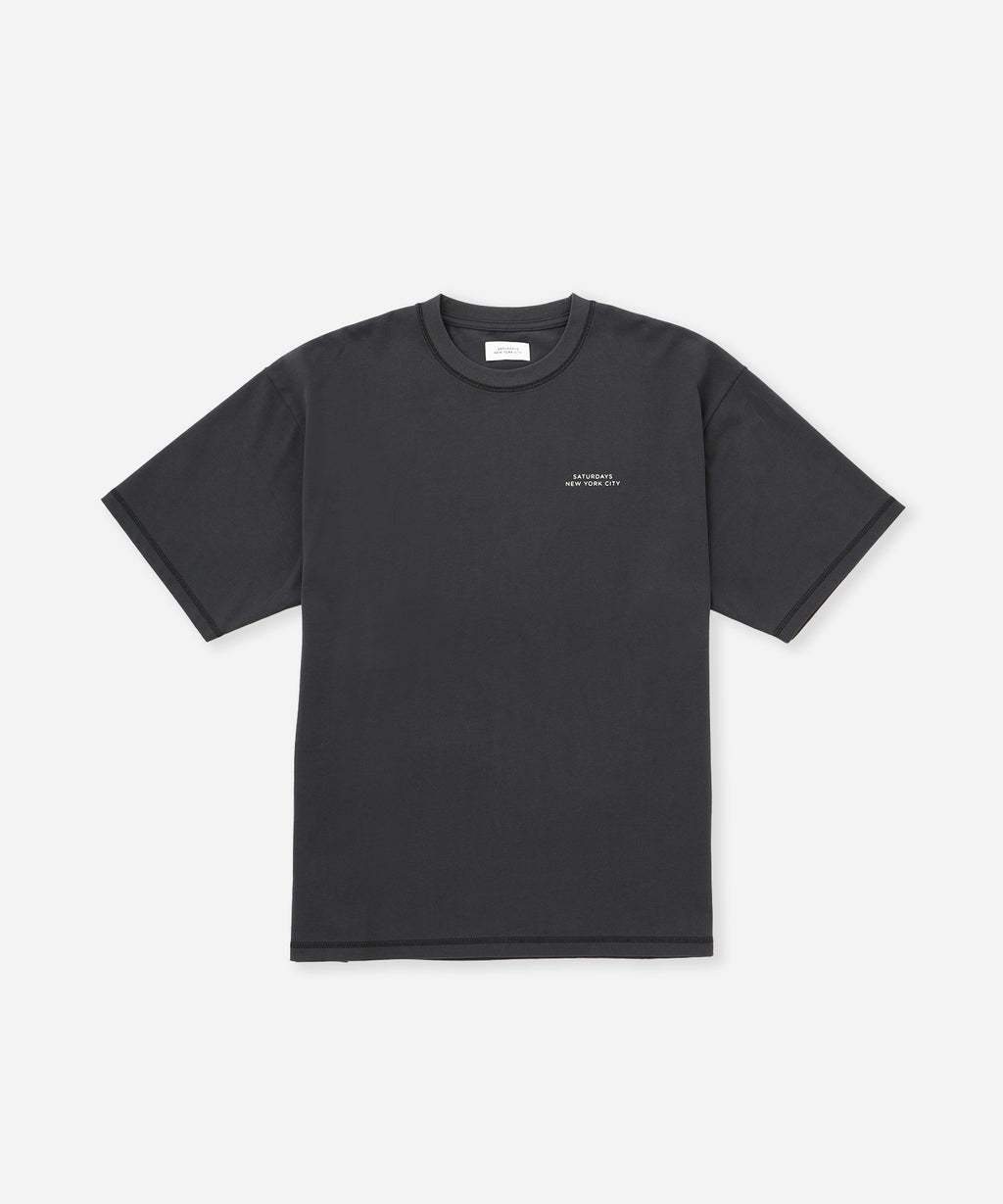 Contrast Stitch Relaxed Short Sleeve Tee
