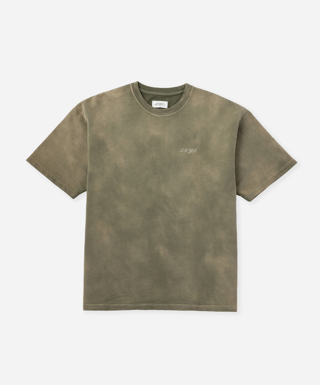 Saturdays NYC S.NYC Terry Sweatshirt in Olive Green