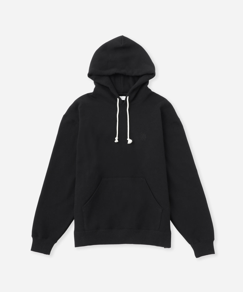 Saturdays NYC Warren Miller Stacked Hoodie in Black