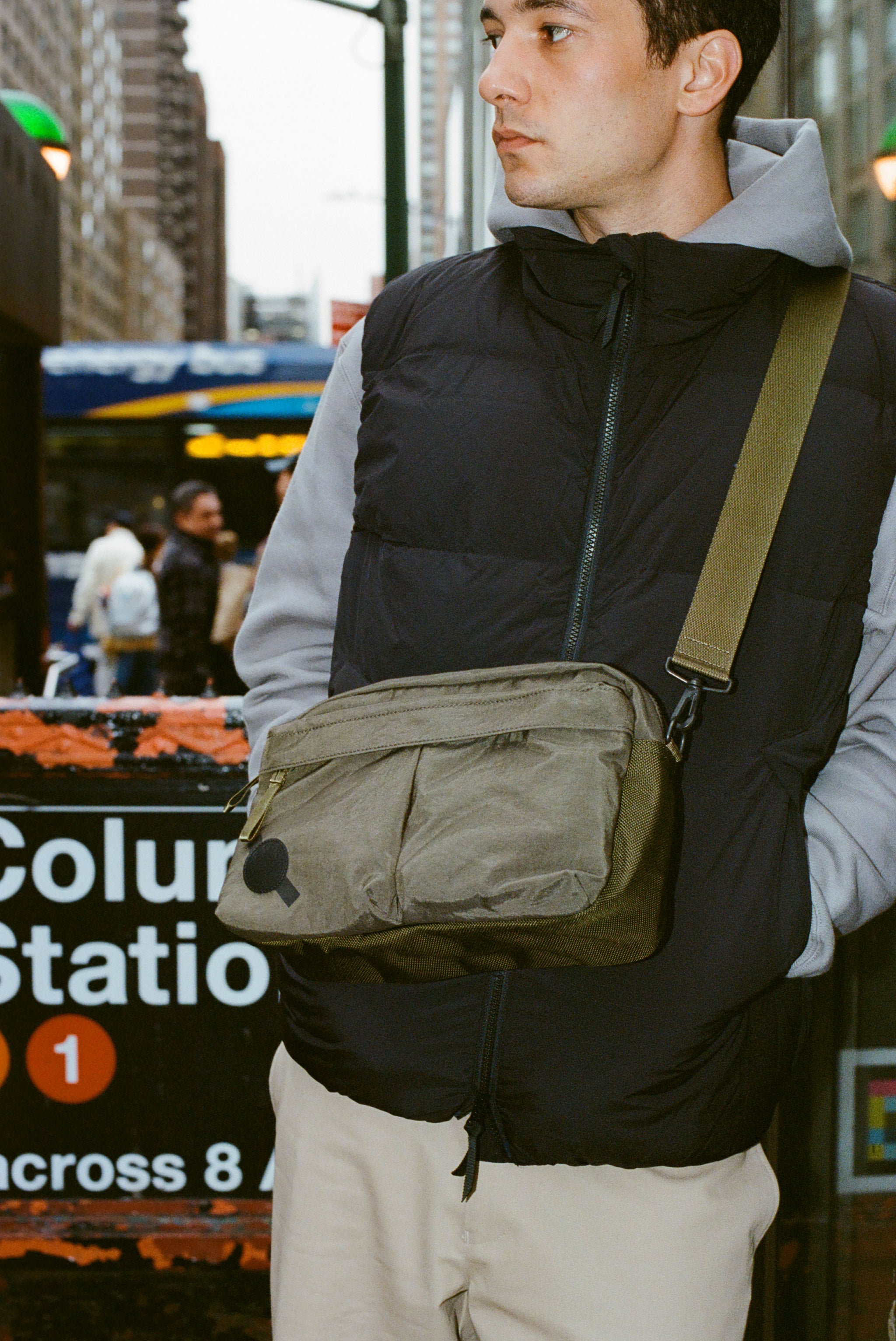 Saturdays NYC POTR X SNYC Shoulder Bag in Army Green