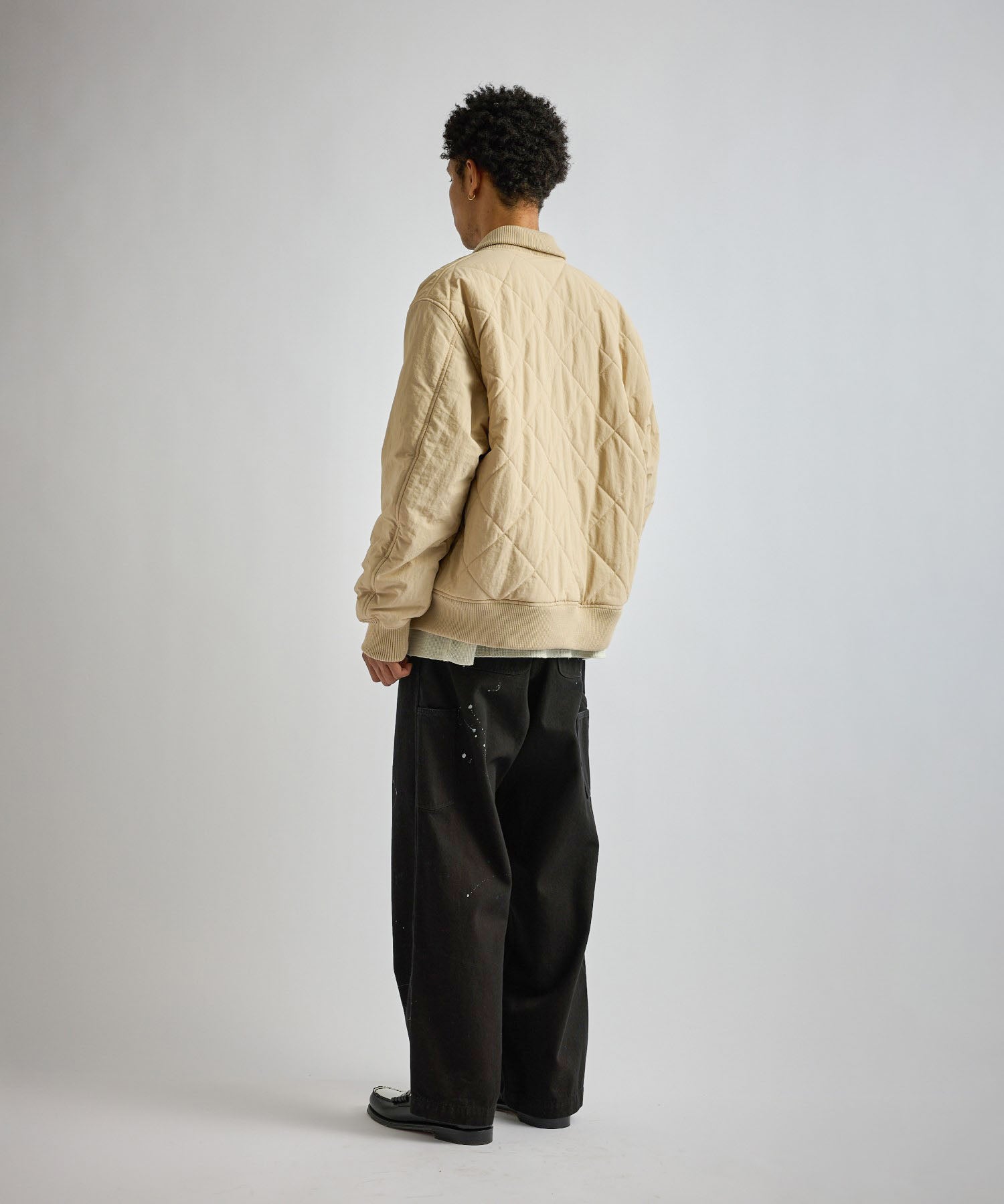 Saturdays NYC Haymarket Quilted Jacket in Beige