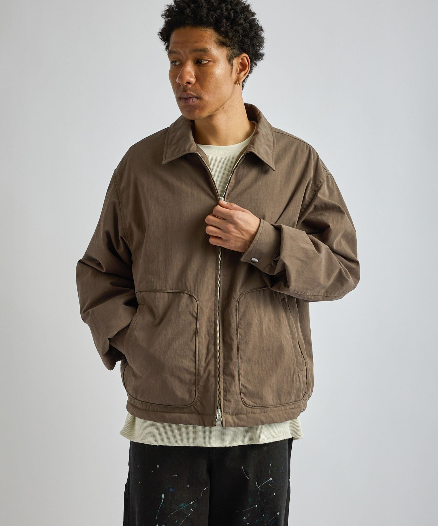 Saturdays NYC Eduard Drizzler Jacket in Gray