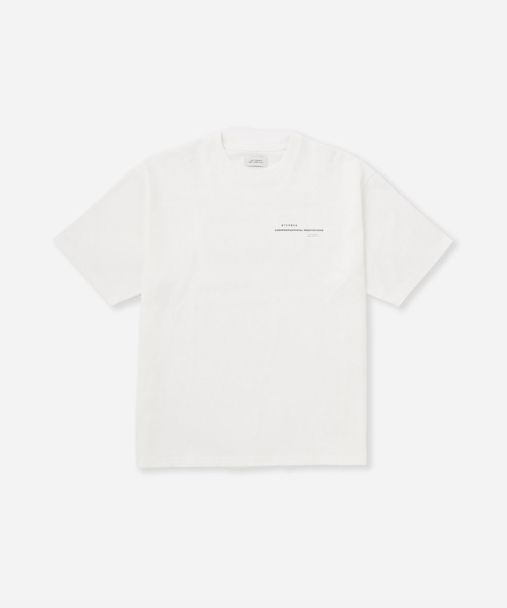 Saturdays NYC Cosmographical Relaxed Short Sleeve Tee in White