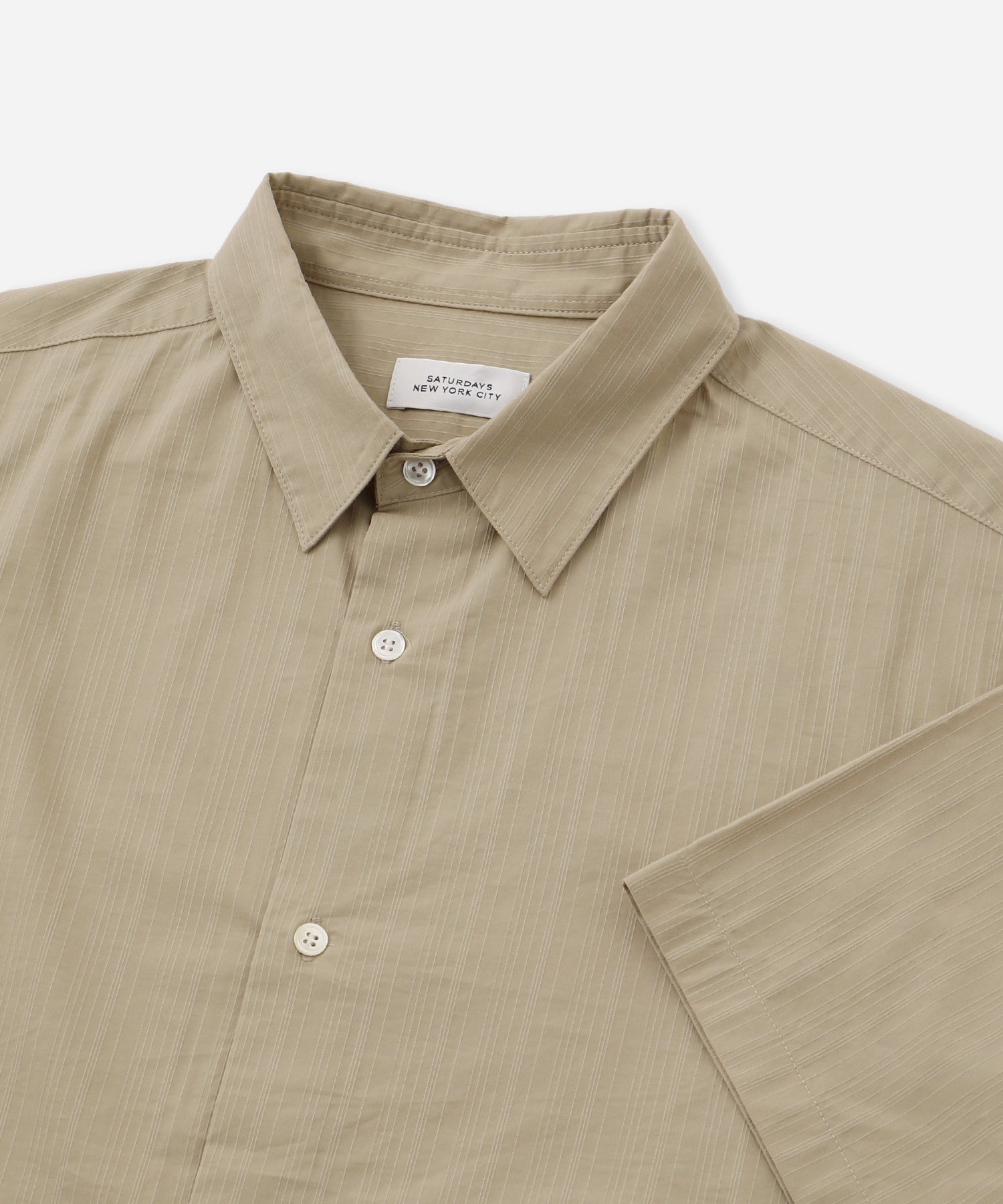 Bruce Tonal Stripe Short Sleeve Shirt