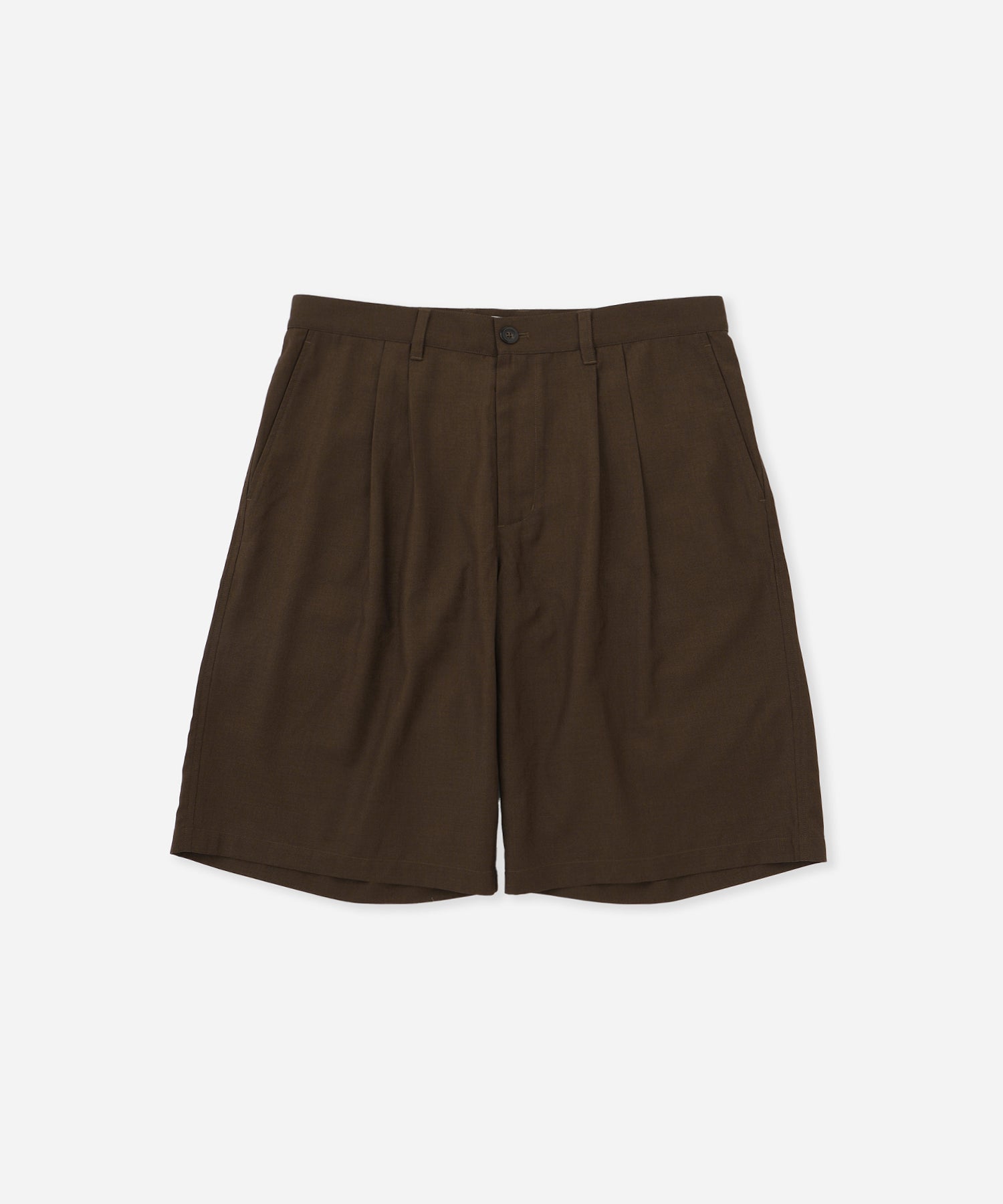 Saturdays NYC Feliz Two Tuck Walk Short in Brown