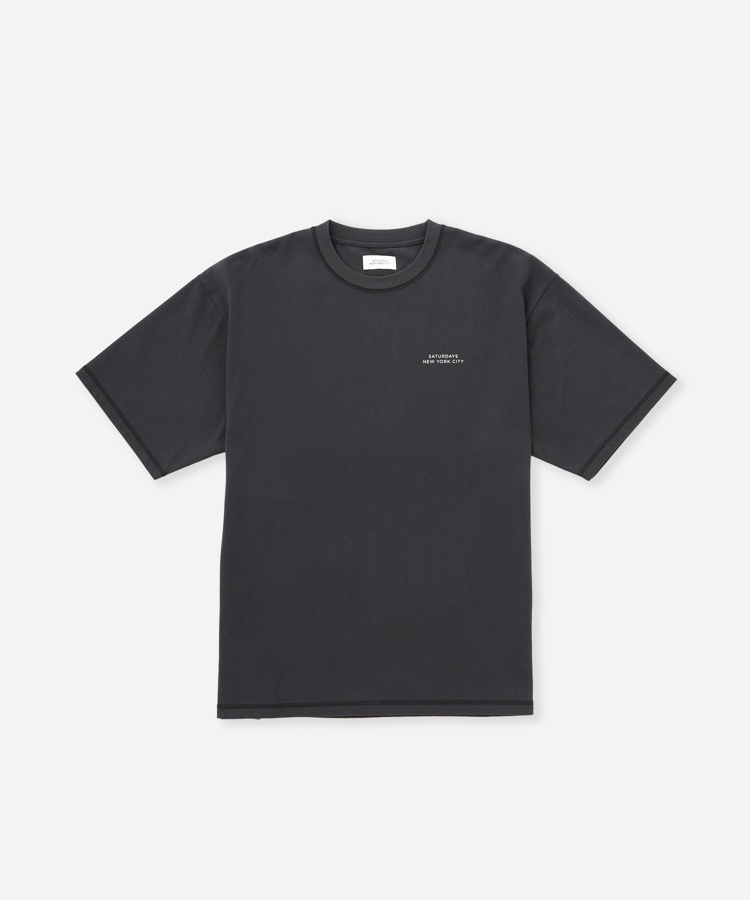 Contrast Stitch Relaxed Short Sleeve Tee