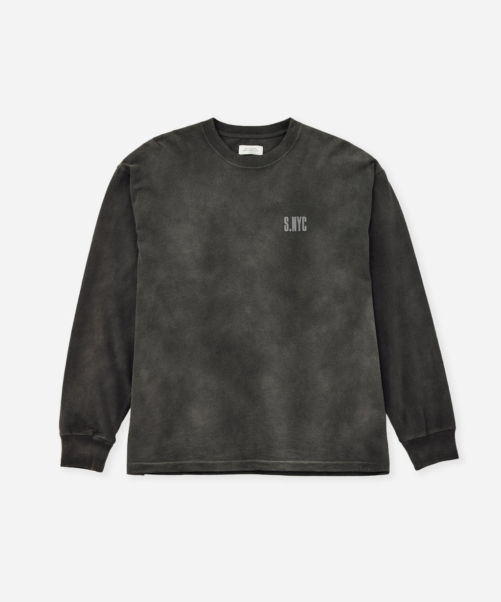 Collegiate Printed Long Sleeve Tee