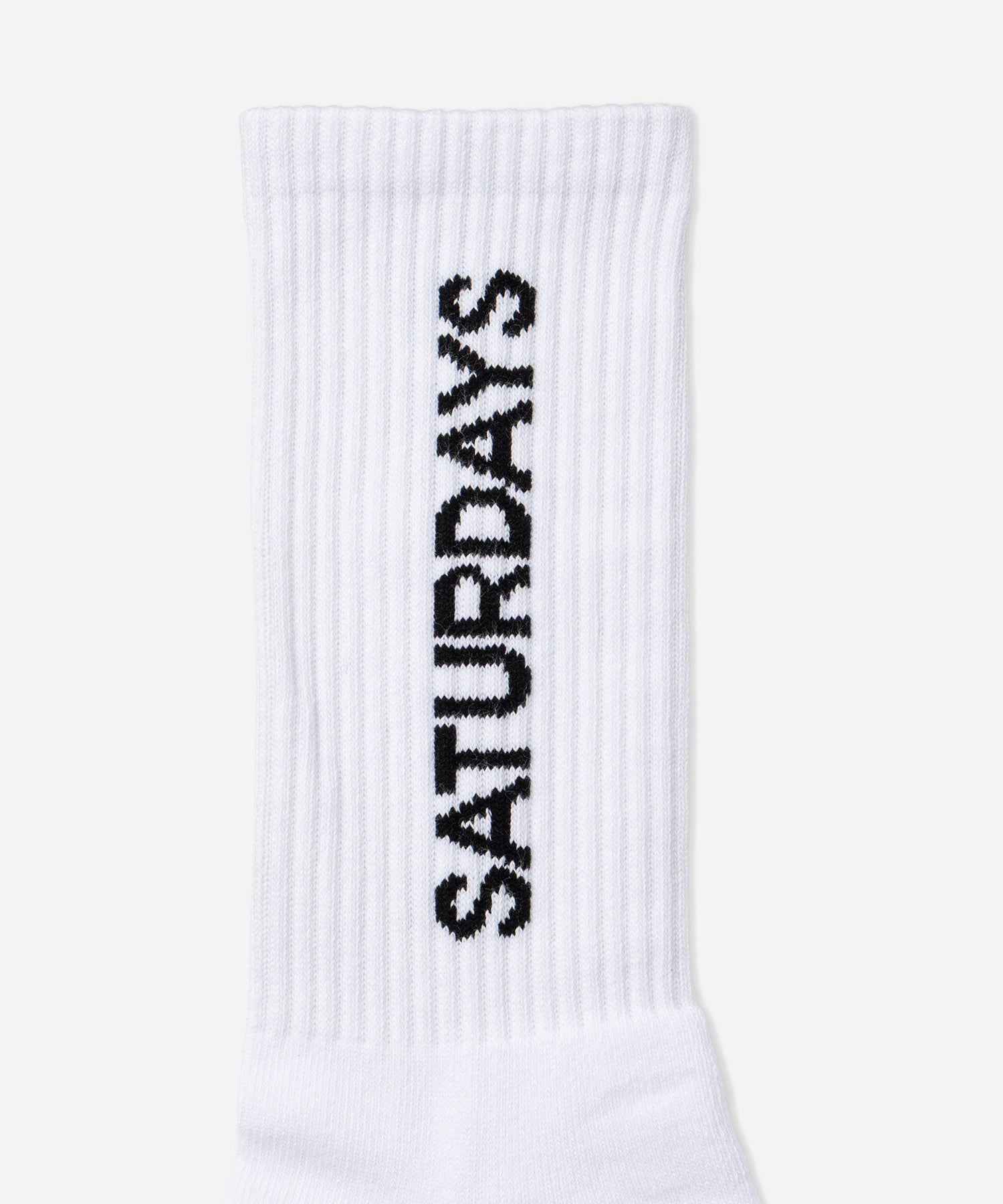 Saturdays NYC Logo Socks in White