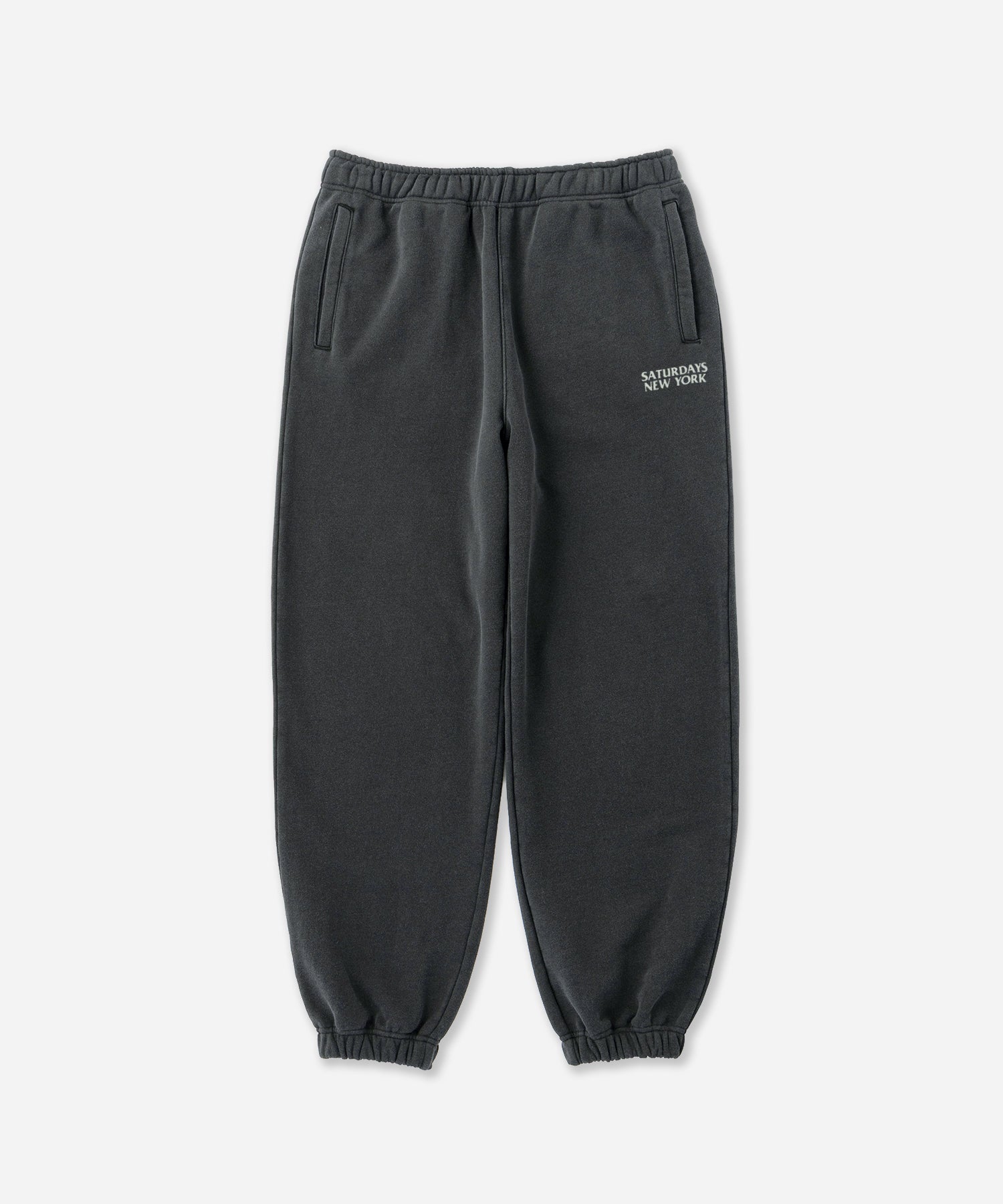 Saturdays NYC Abrams Ozone Washed Sweatpant in Fade Black