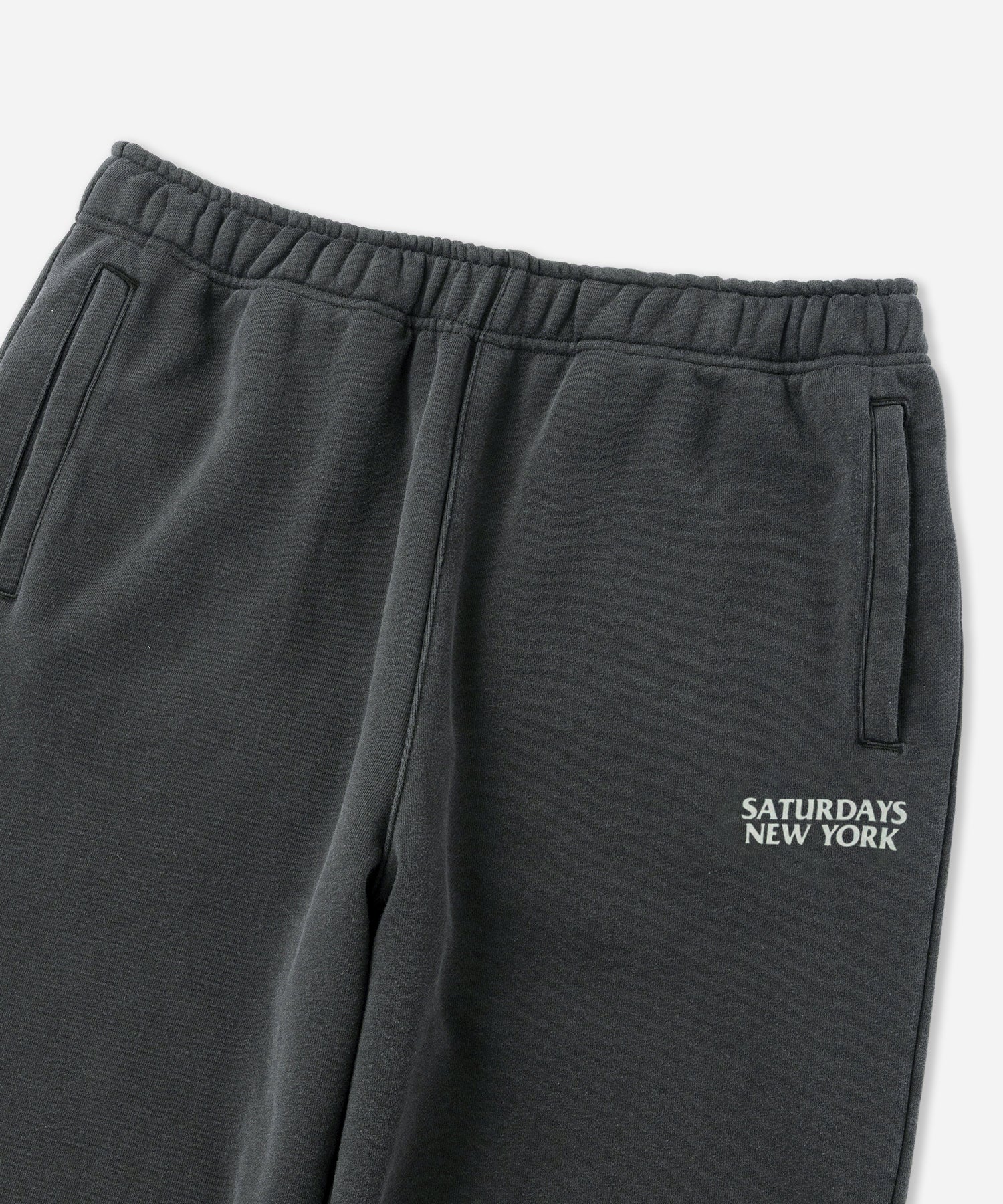 Saturdays NYC Abrams Ozone Washed Sweatpant in Fade Black