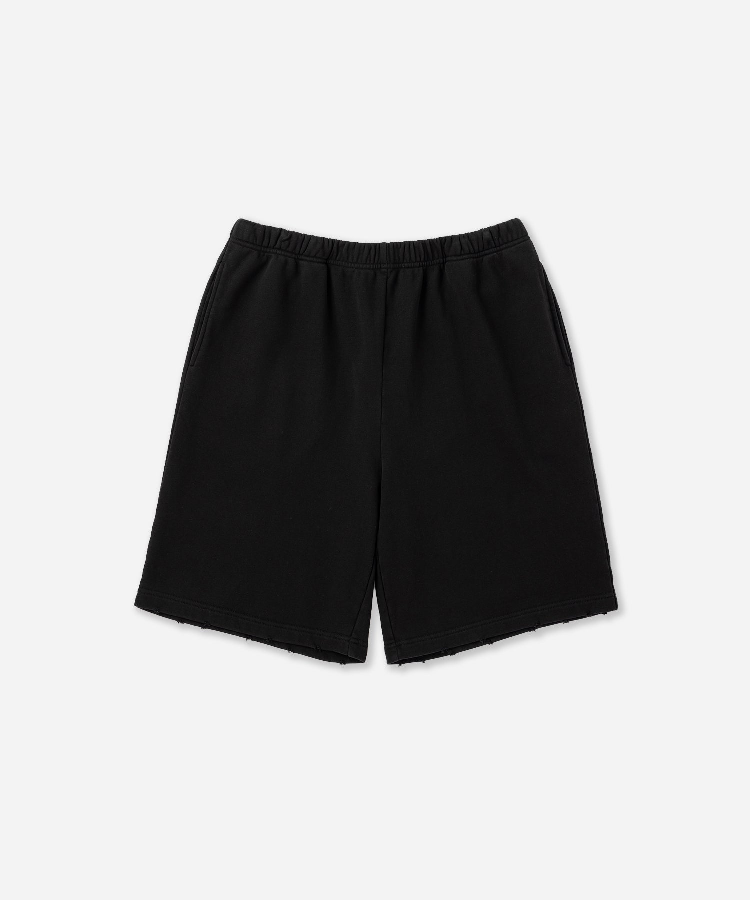 Saturdays NYC Austin Super Vintage Sweat Short in Fade Black