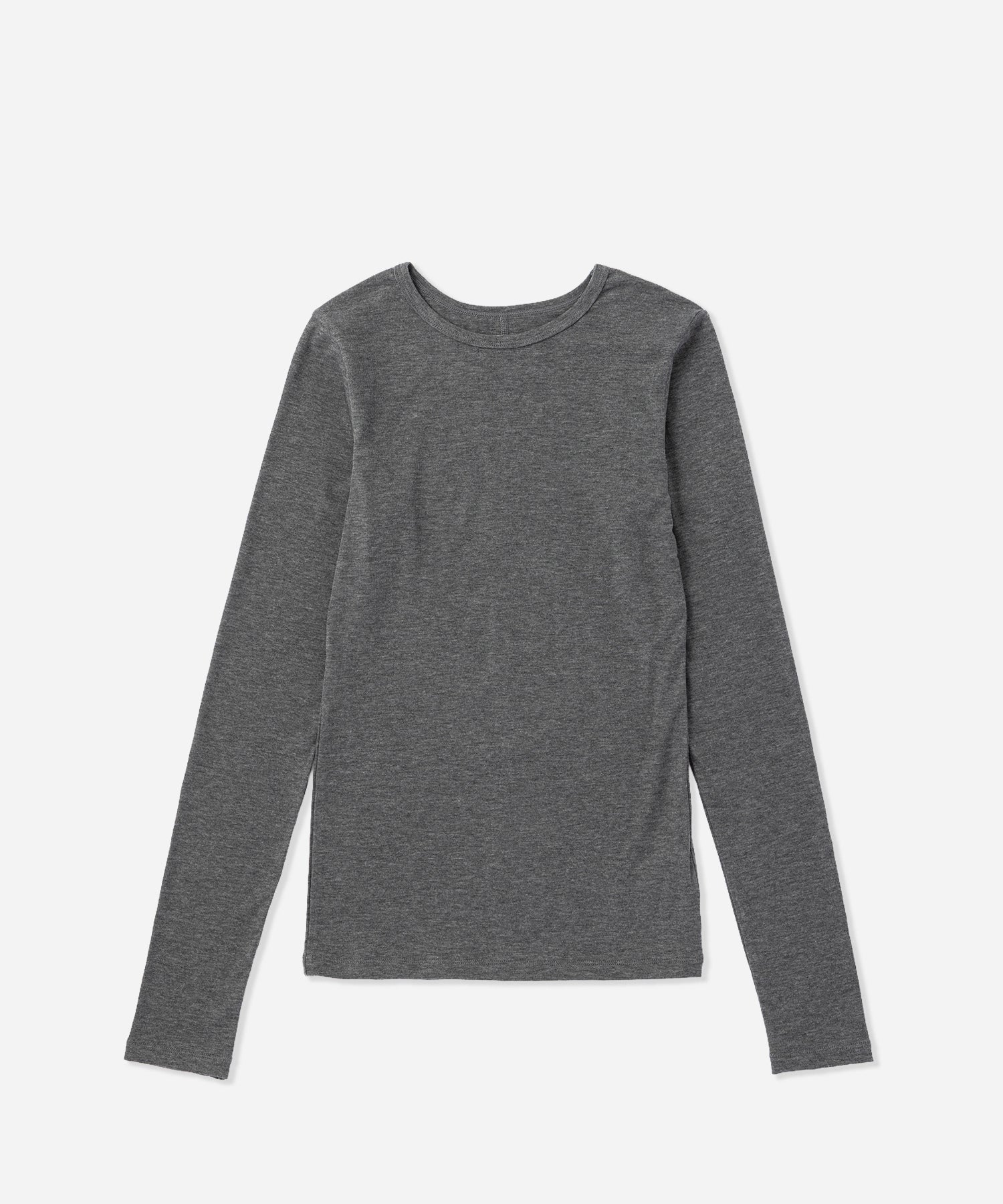 Saturdays NYC Steff Fitted Long Sleeve Top in Gray