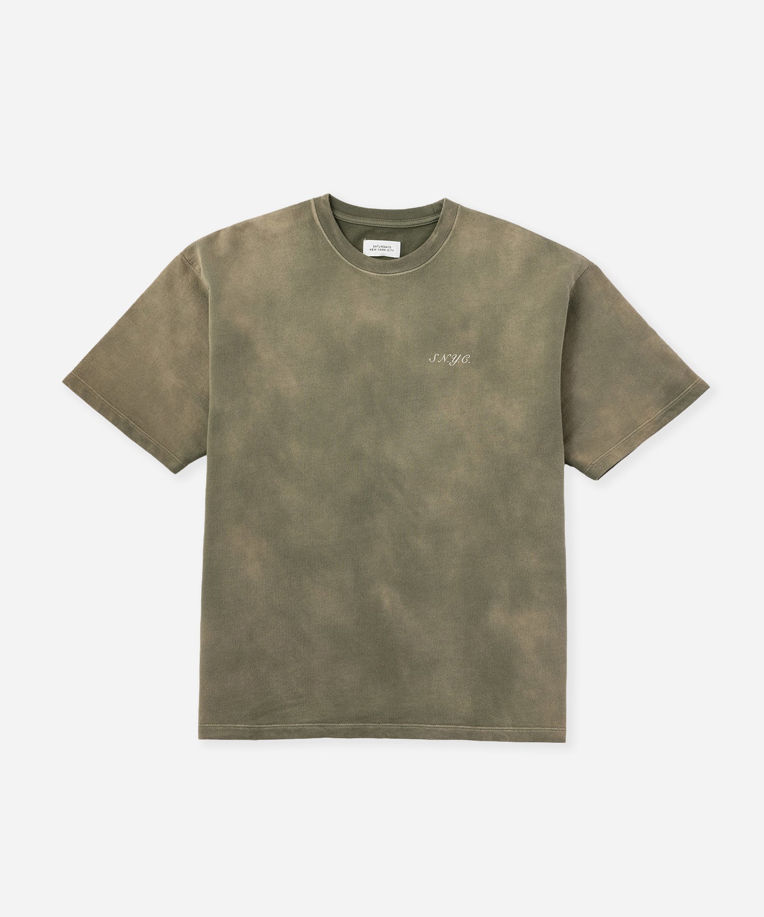 Saturdays NYC S.NYC Terry Sweatshirt in Olive Green