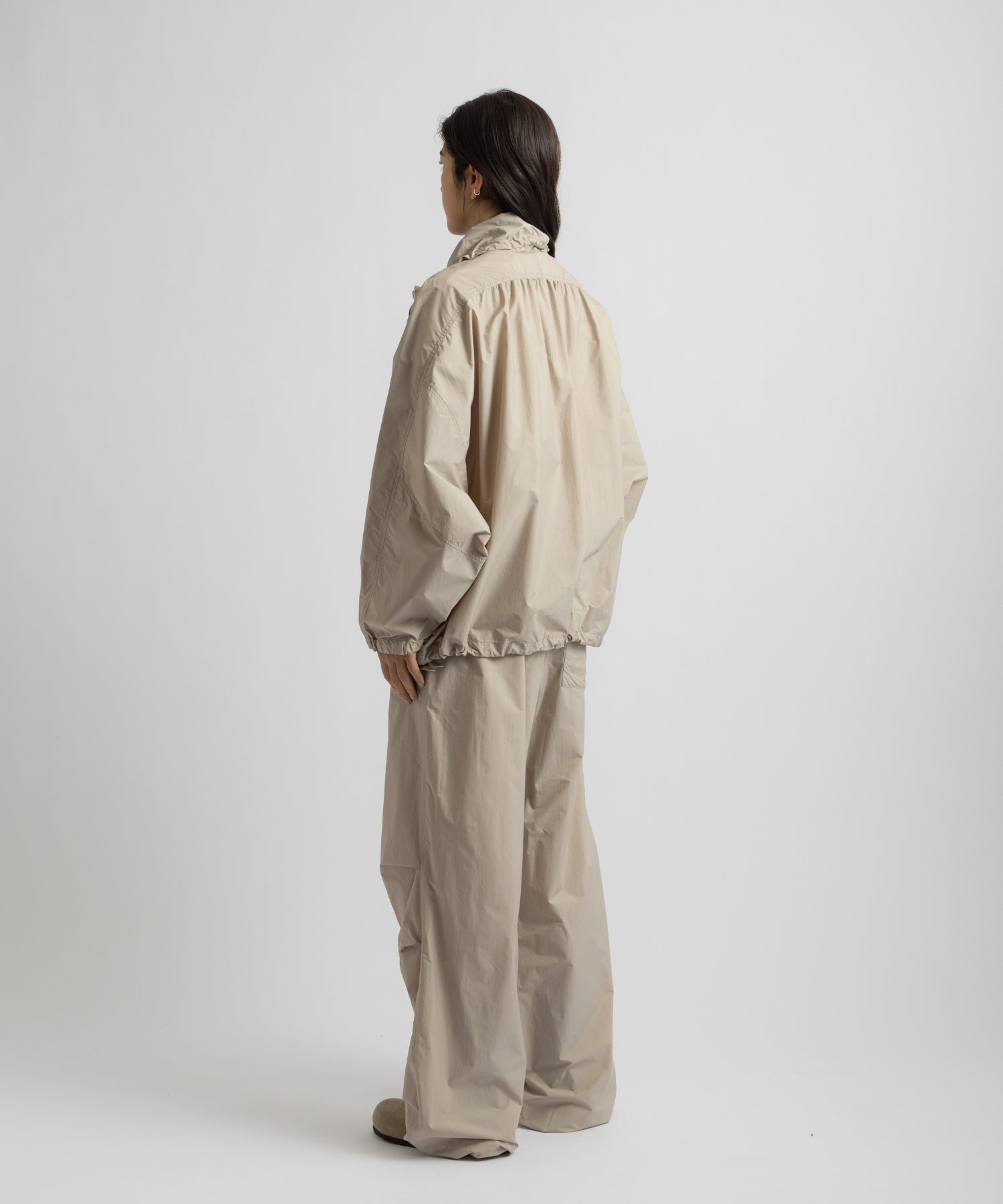 Saturdays NYC Edie Windbreaker in Beige