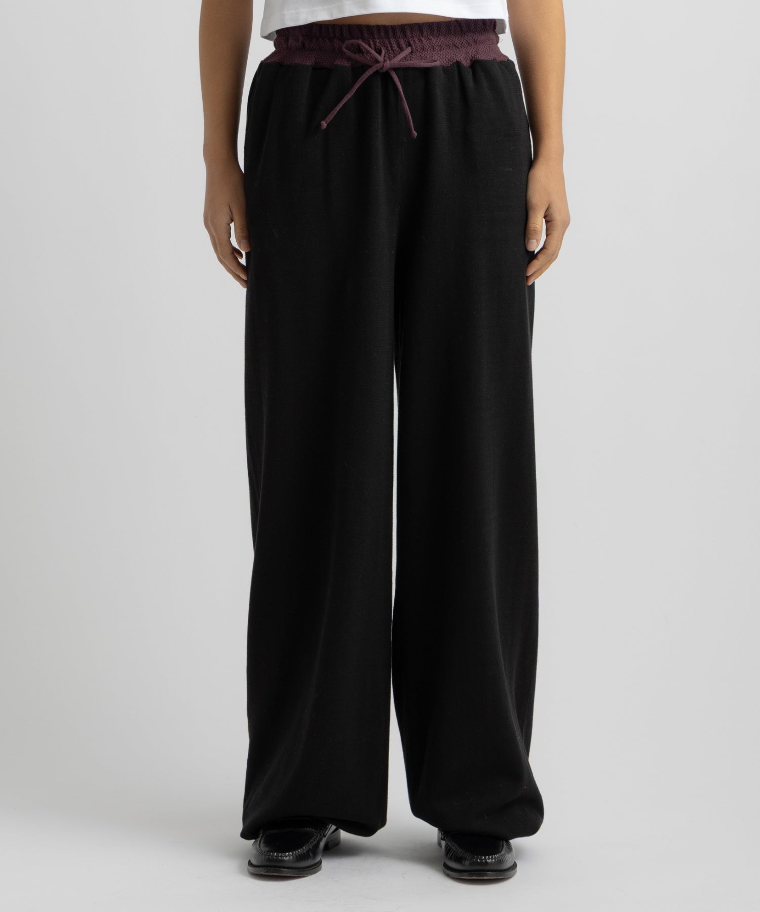 Saturdays NYC Palmetto Compact Knit Pant in Black