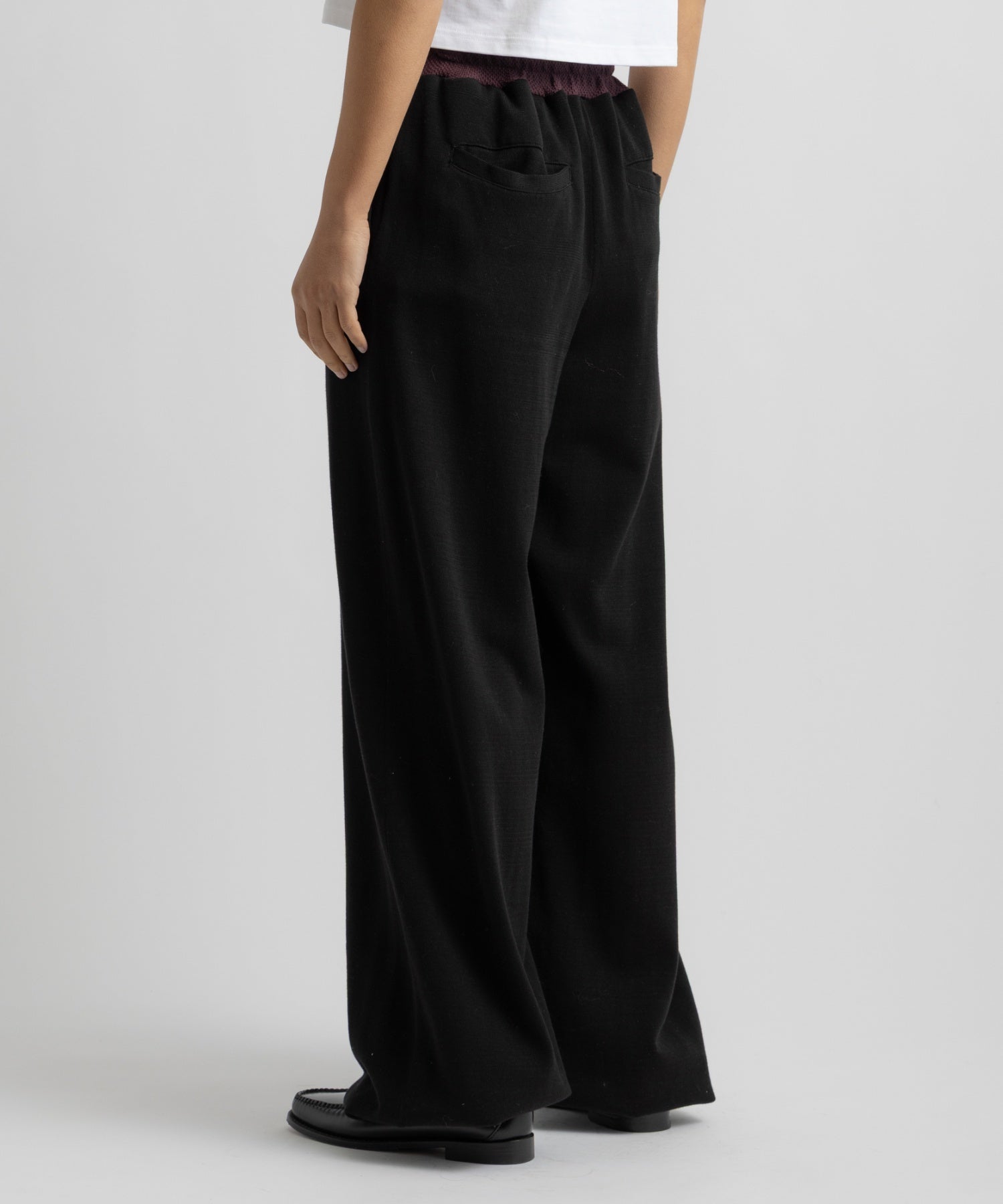 Saturdays NYC Palmetto Compact Knit Pant in Black