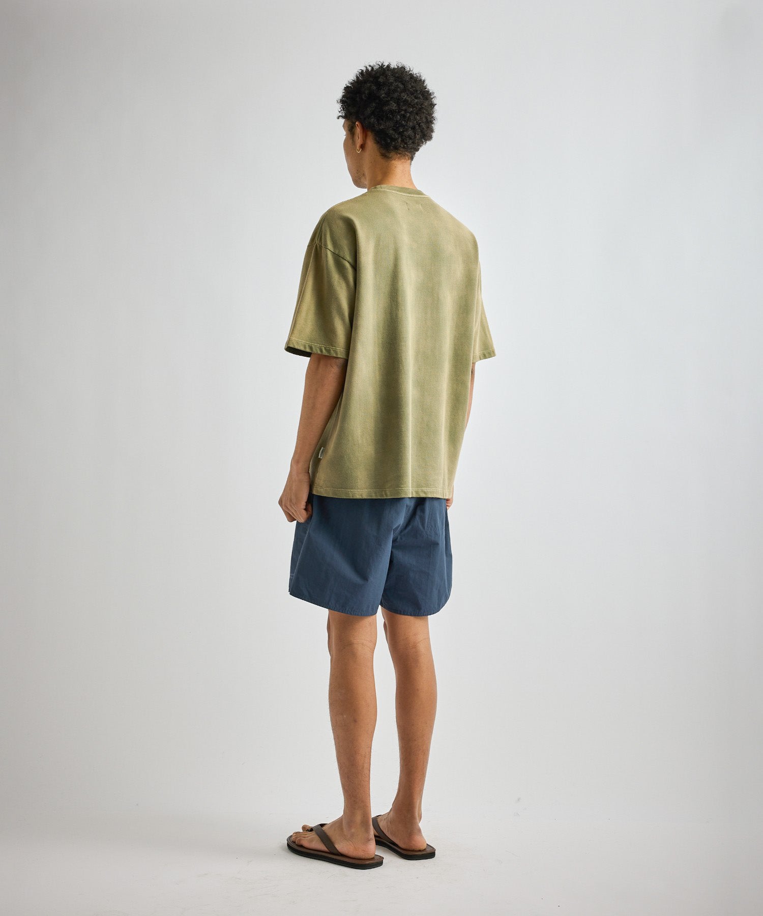Saturdays NYC S.NYC Terry Sweatshirt in Olive Green