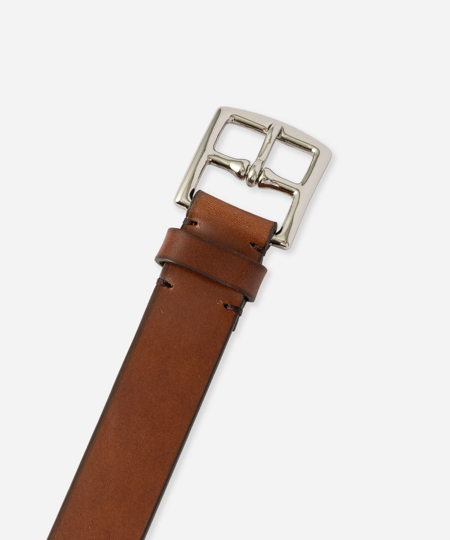 Saturdays NYC Genuine Leather Belt in Dark Brown