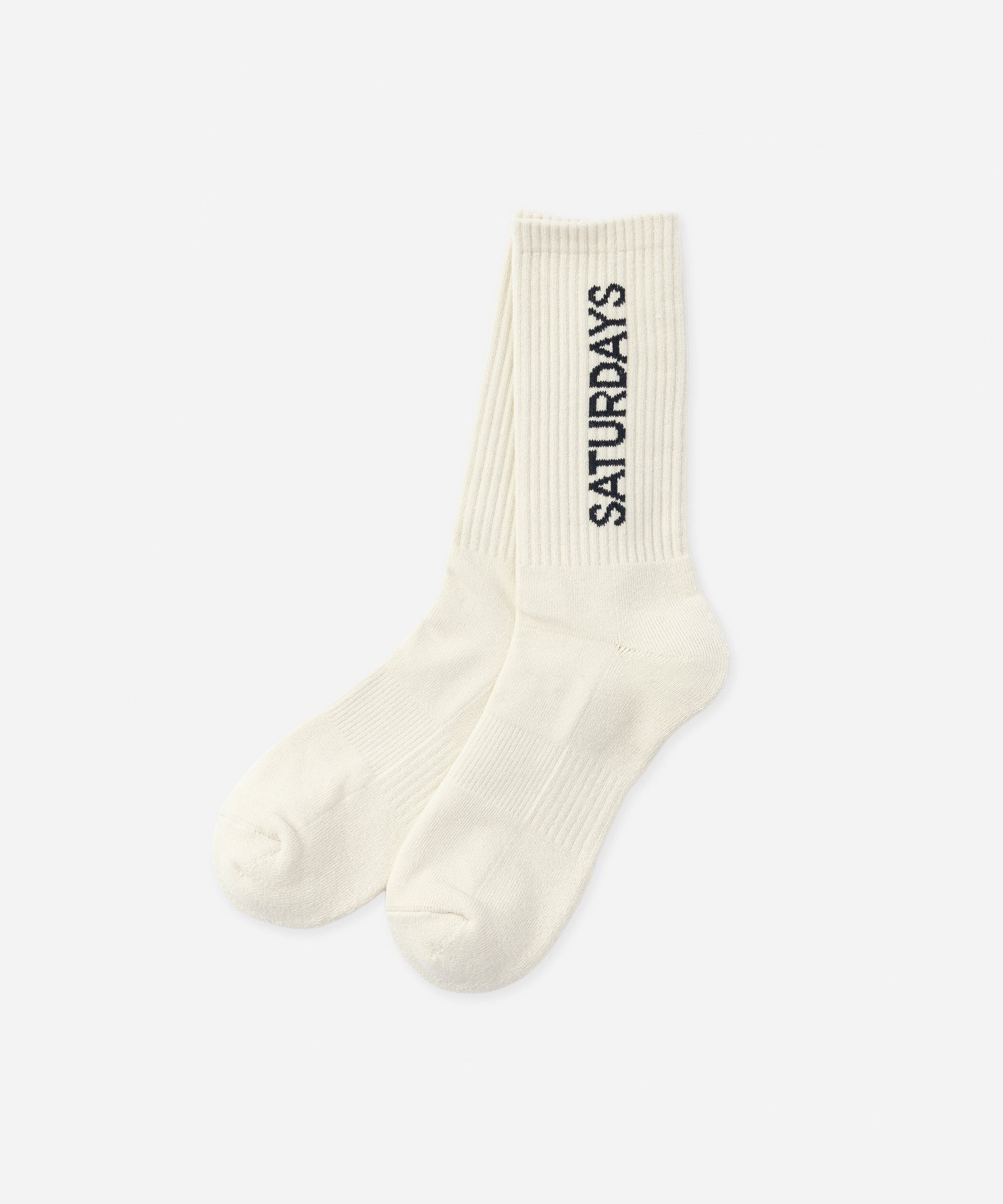 Saturdays NYC Logo Sock in Ivory