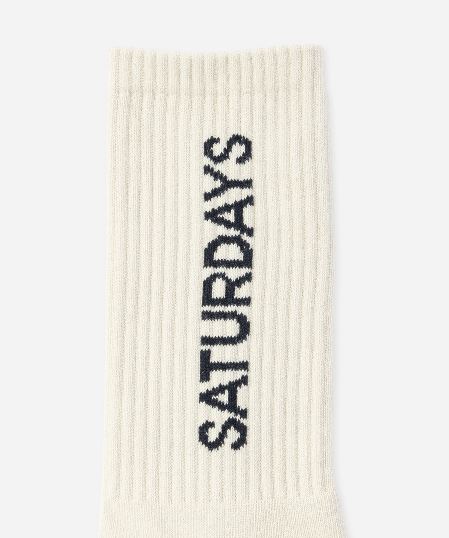 Saturdays NYC Logo Sock in Ivory