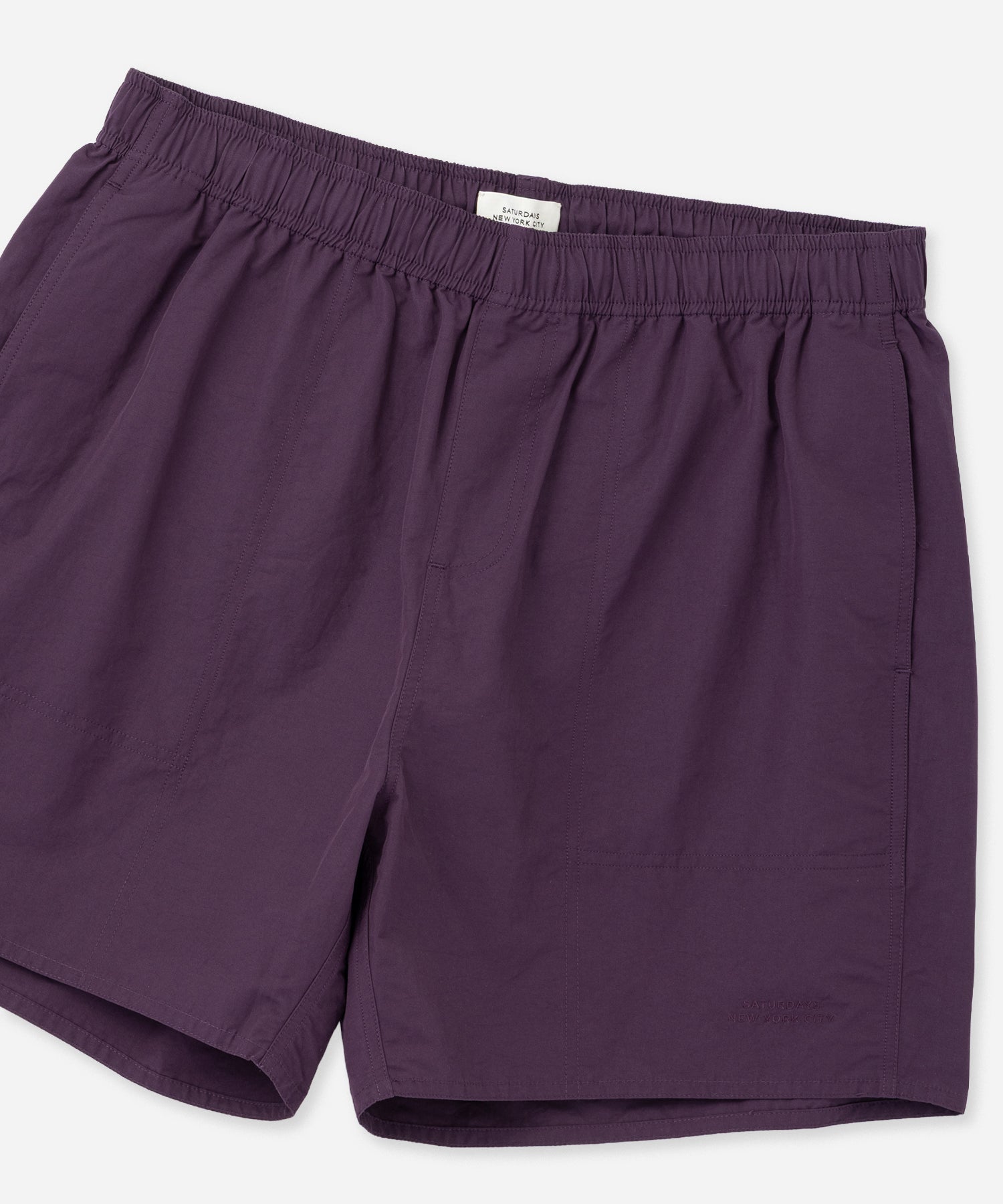 Saturdays NYC Talley Swim Short in Purple