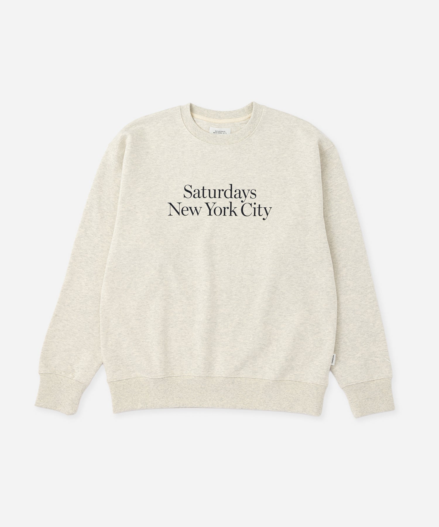 Saturdays NYC Bowery Miller Standard Sweatshirt in Light Gray