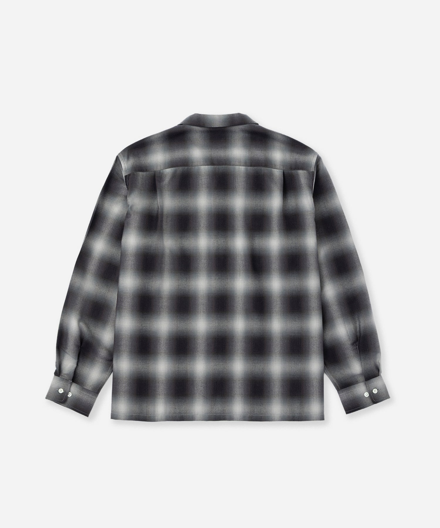 Saturdays NYC Marco Ombre Check Shirt in Navy