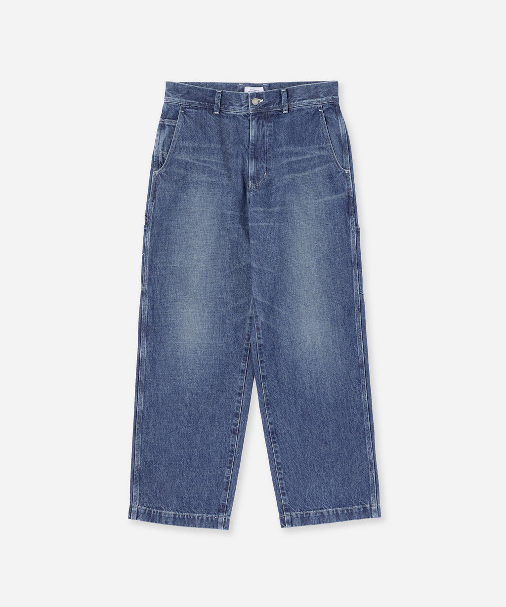 Saturdays NYC Morris Wide Denim Pants in Blue