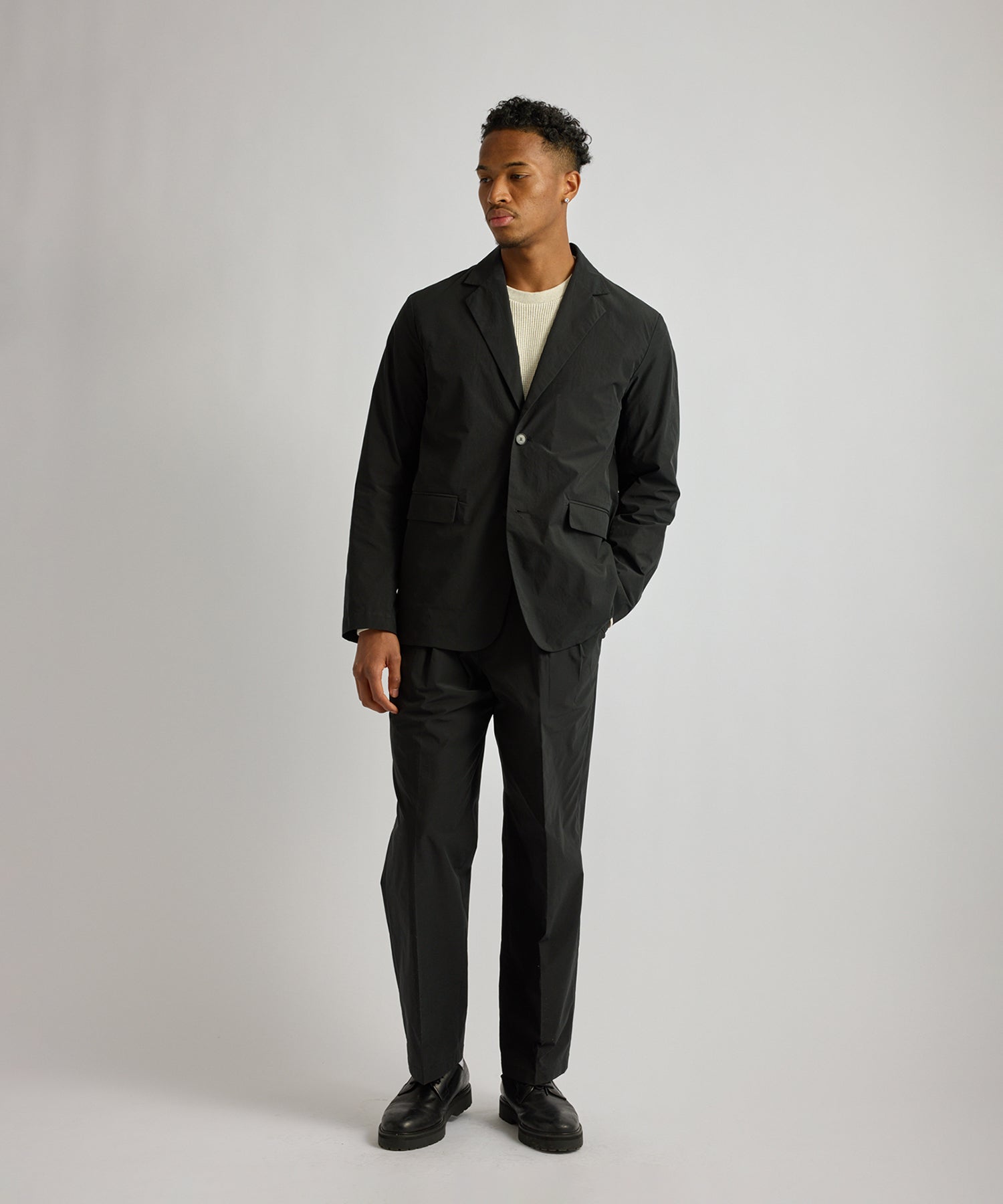 Saturdays NYC George Easy Wear Pant in Black