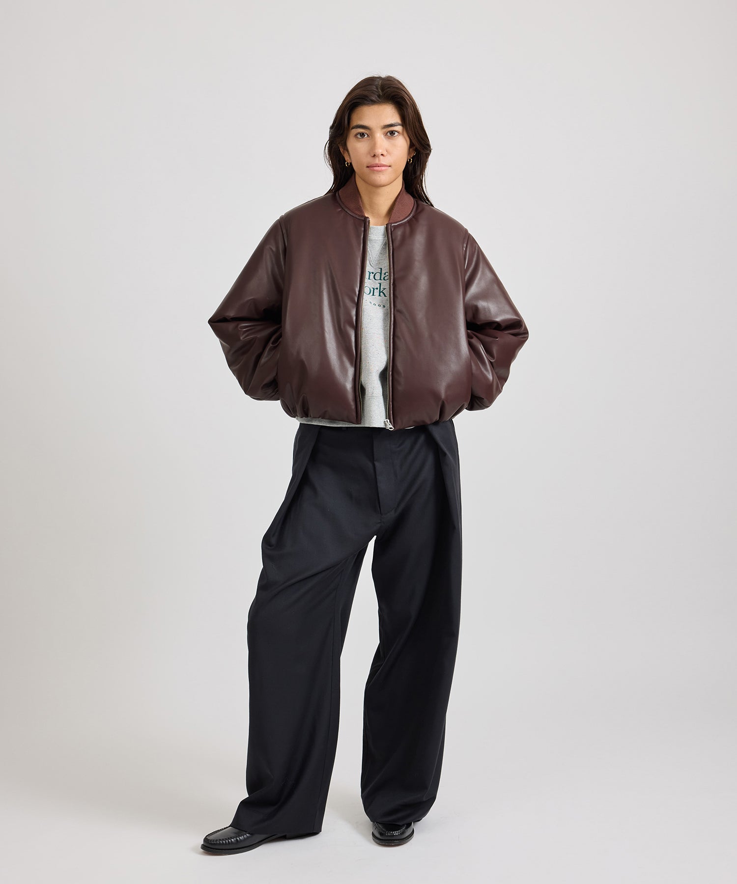 Dorothy Cropped Bomber Jacket