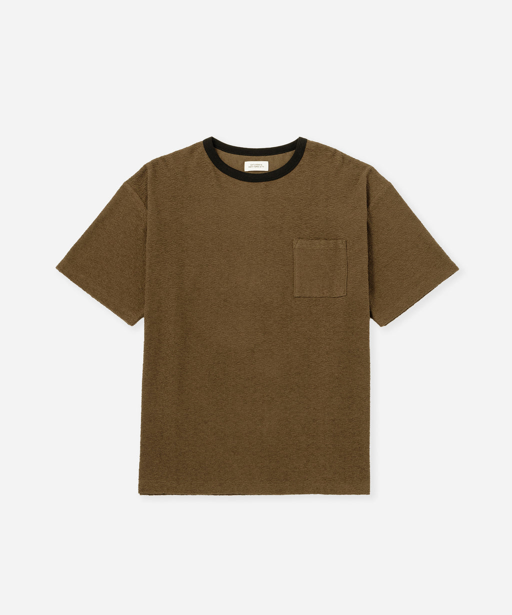 Ringer Pile Relaxed Short Sleeve Tee