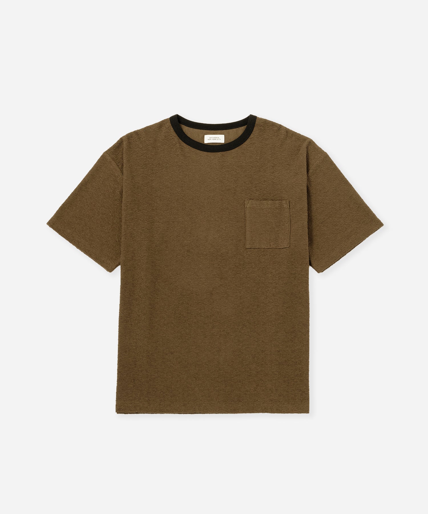 Ringer Pile Relaxed Short Sleeve Tee