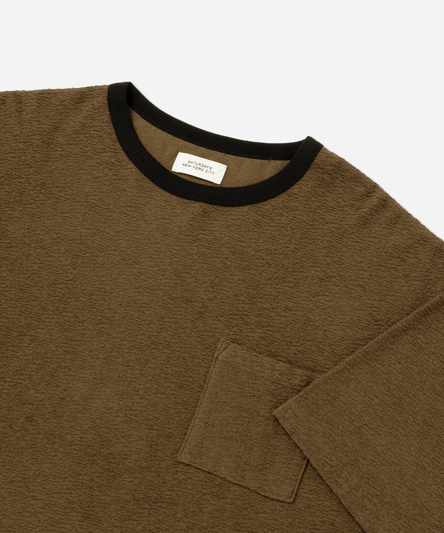 Ringer Pile Relaxed Short Sleeve Tee