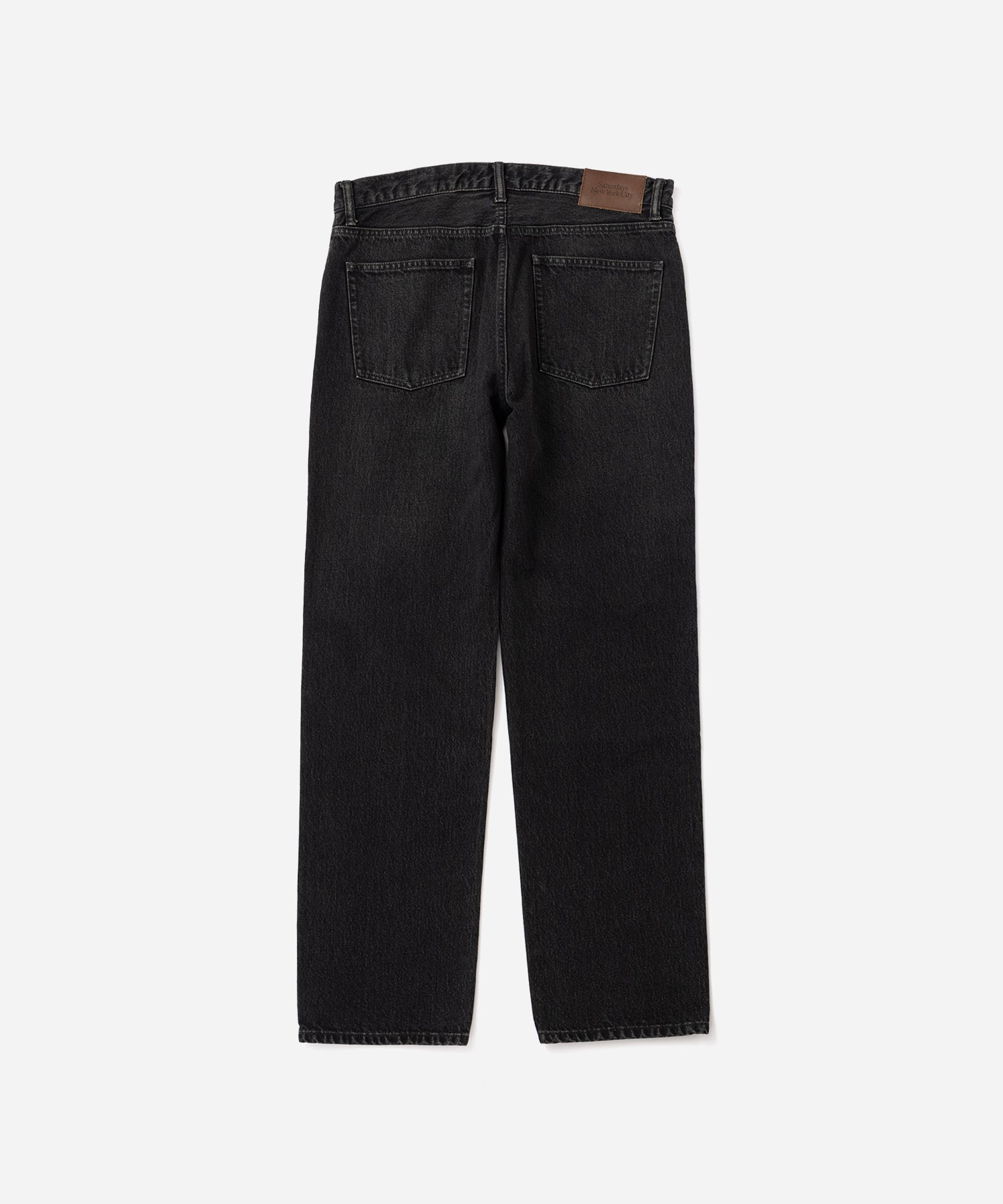 Saturdays NYC Nate Vintage Narrow Denim Pant in Fade Black