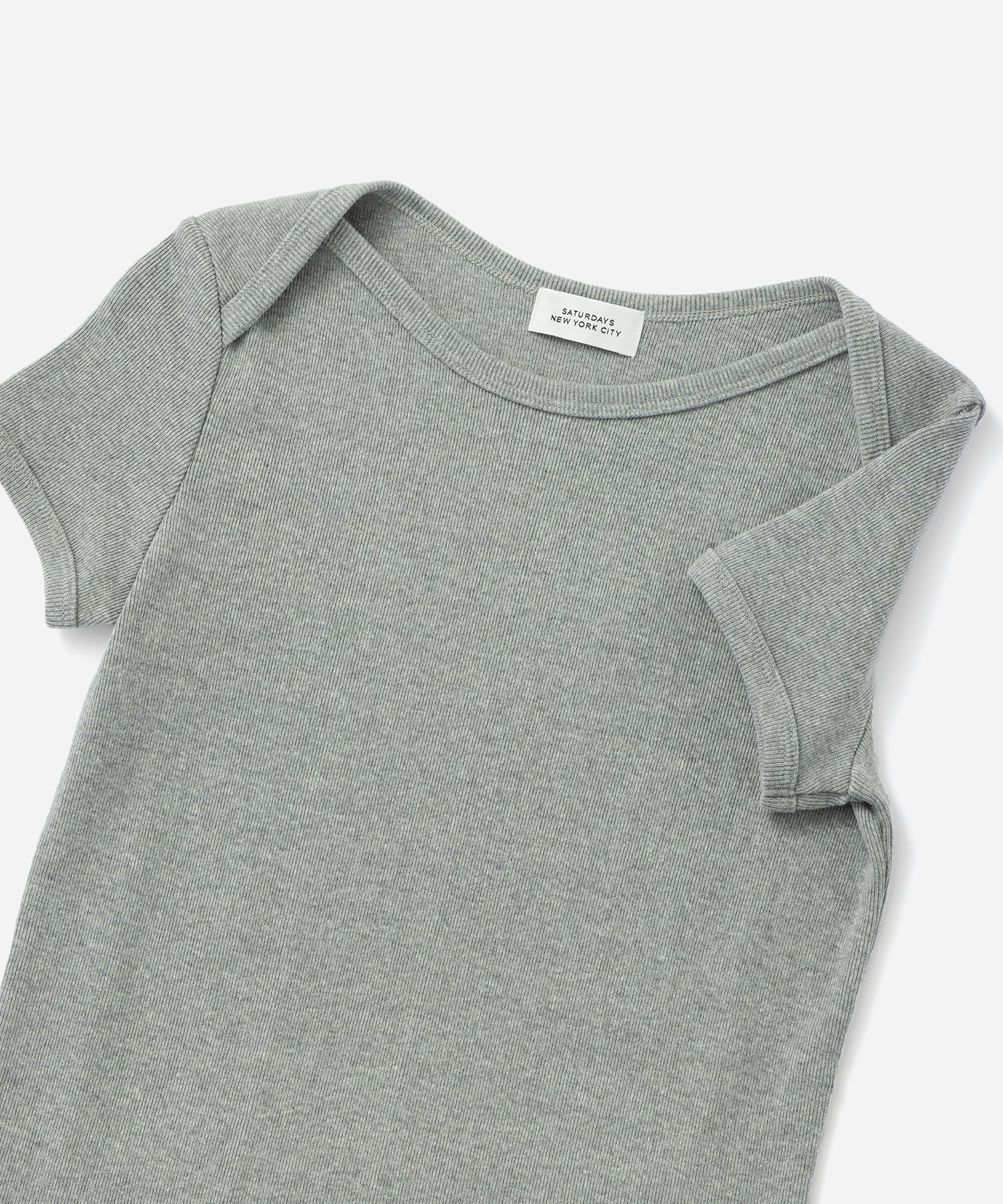 Saturdays NYC Nadia Ringer Top in Gray