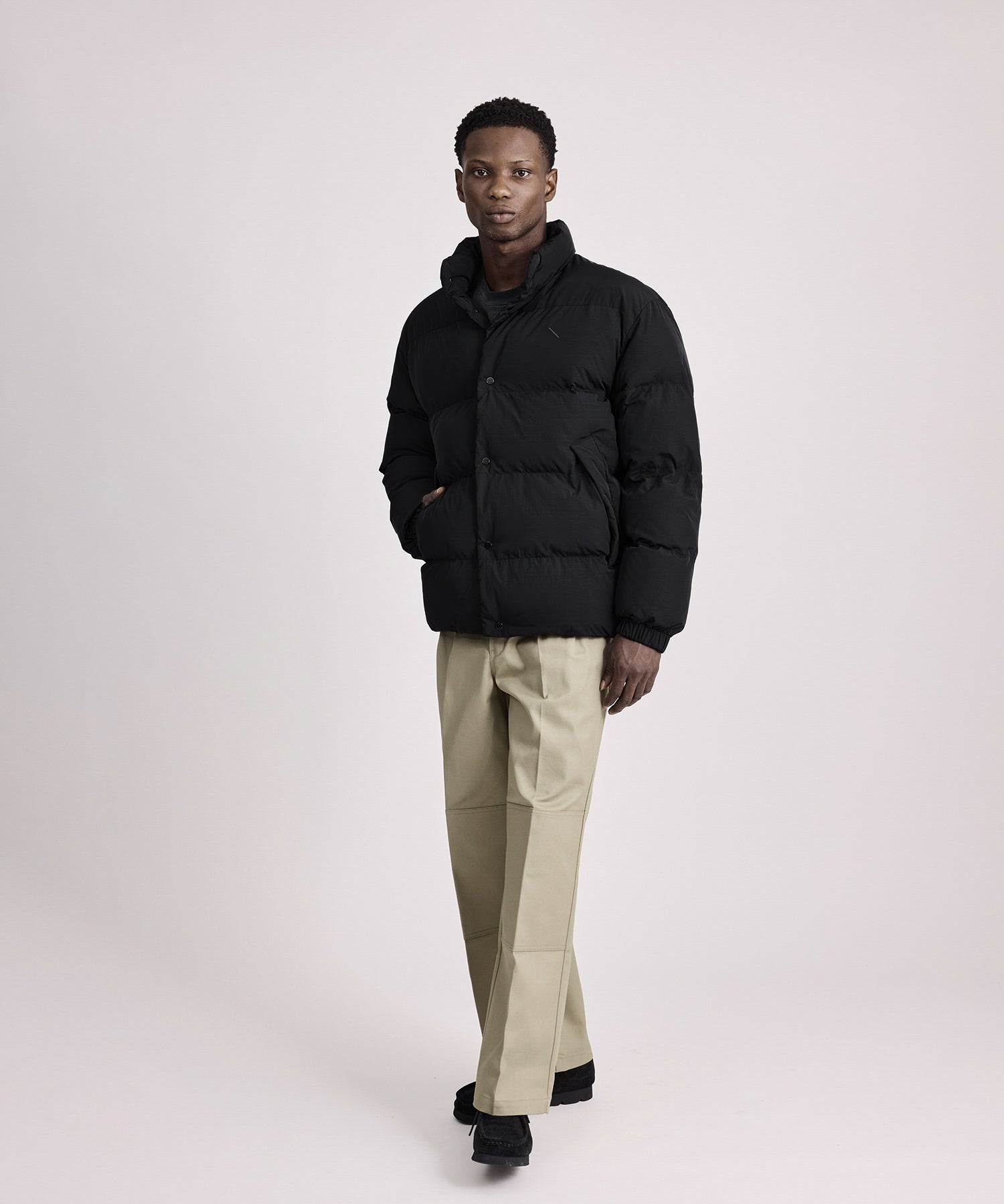 Saturdays NYC Enomoto Puffer Jacket in Black