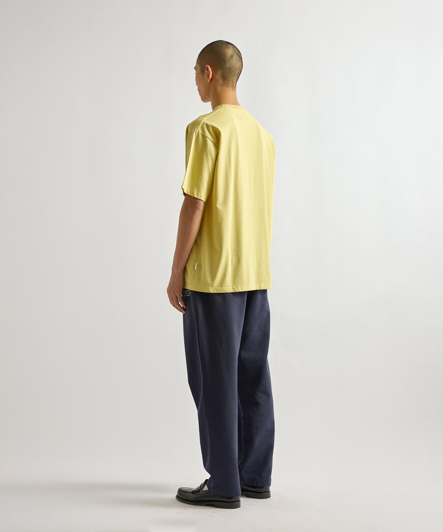 Saturdays NYC Circular Saturdays Logo Short Sleeve Tee in Yellow