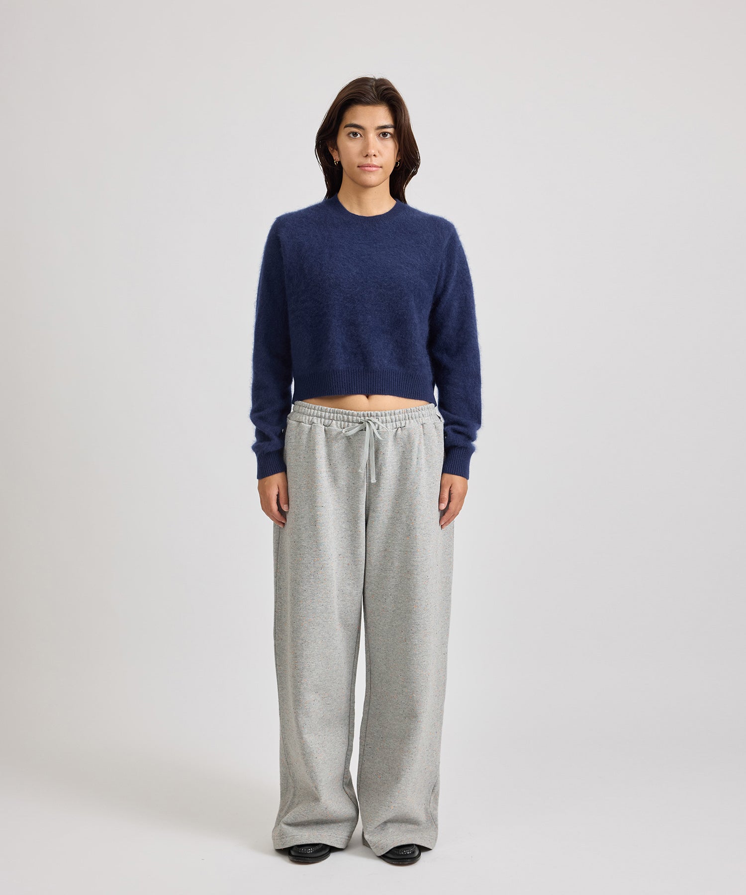 Saturdays NYC Christine Textured Knit in Navy