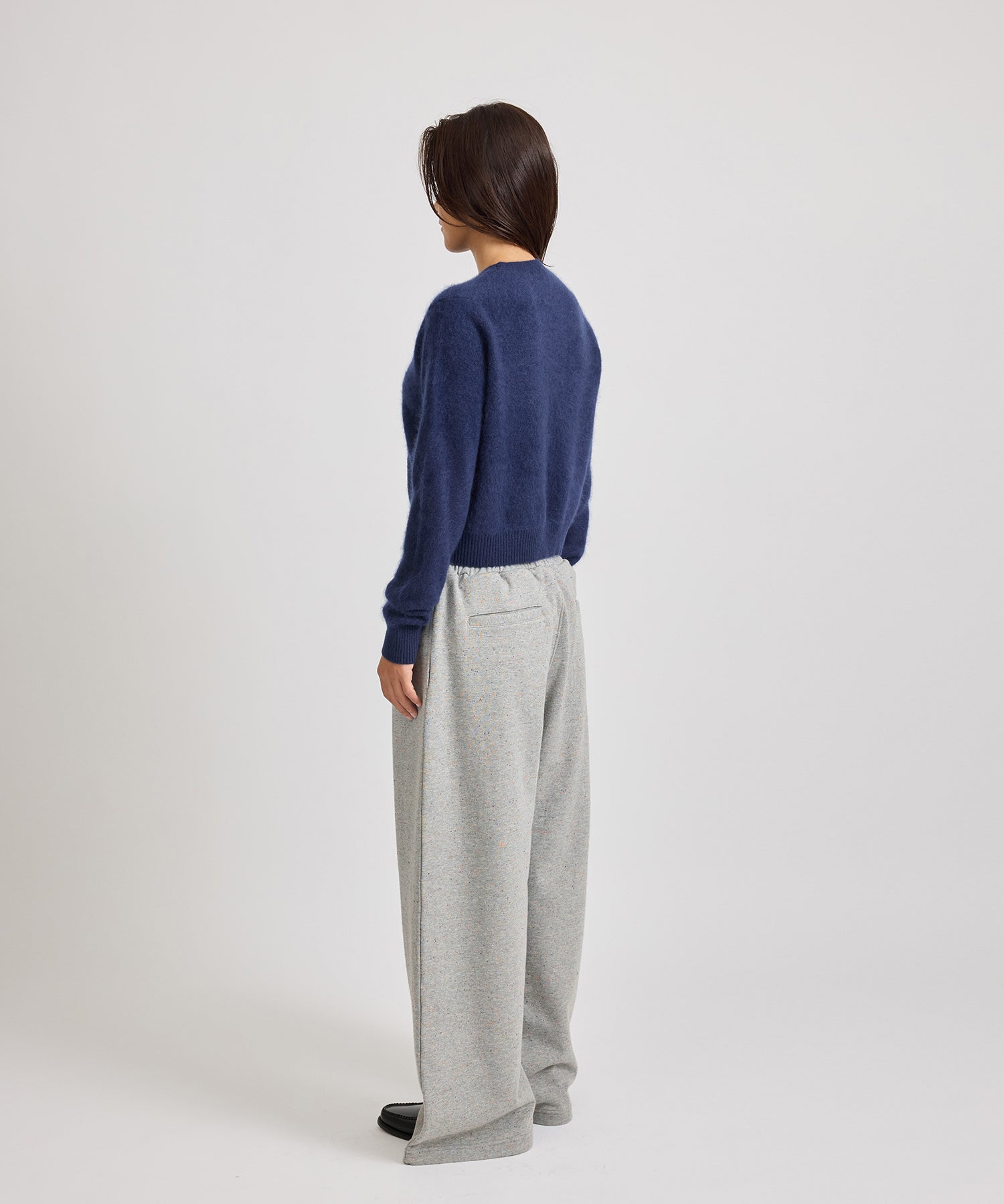 Saturdays NYC Christine Textured Knit in Navy