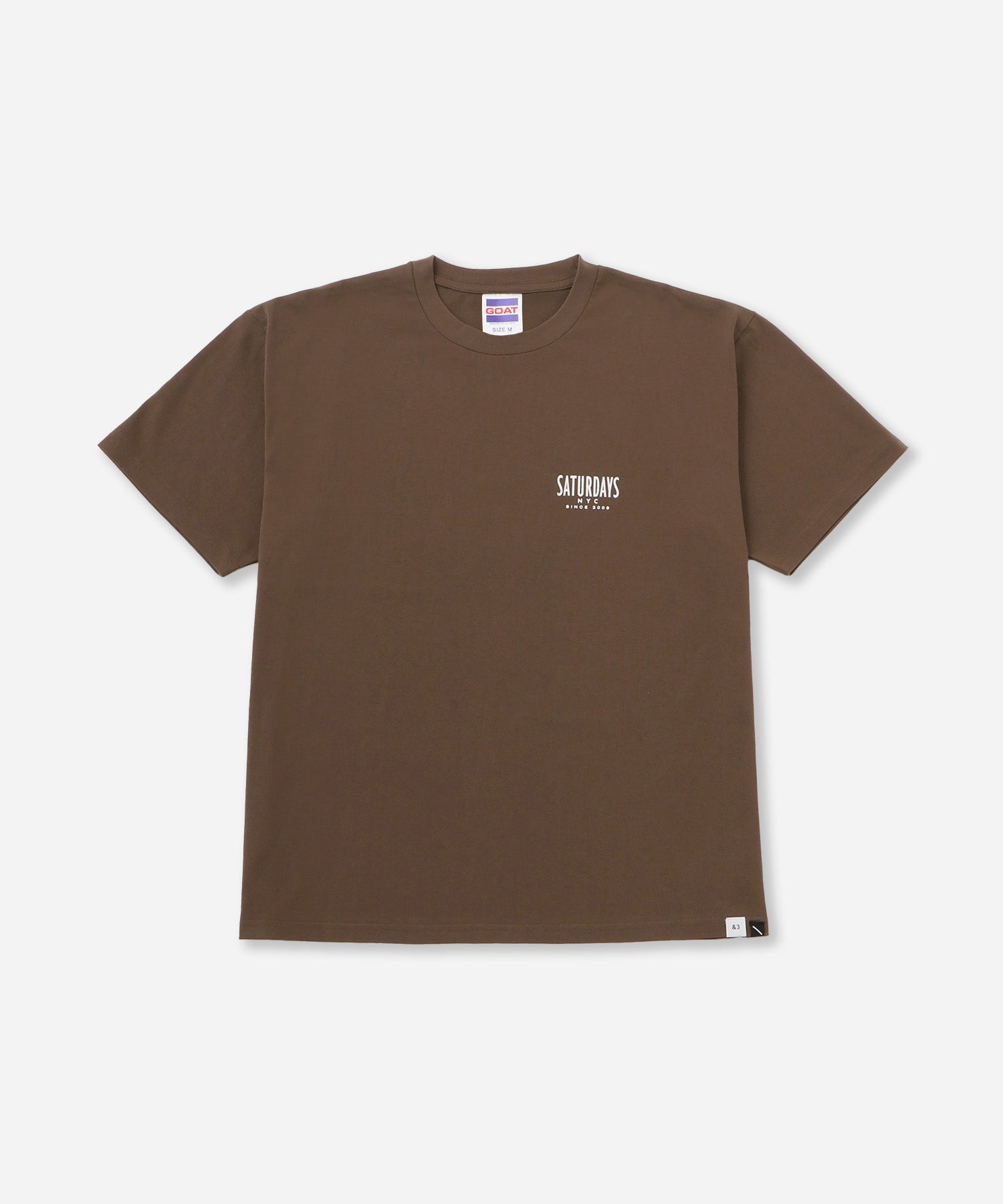 Saturdays NYC Bedwin x Saturdays Manhattan Tee in Brown