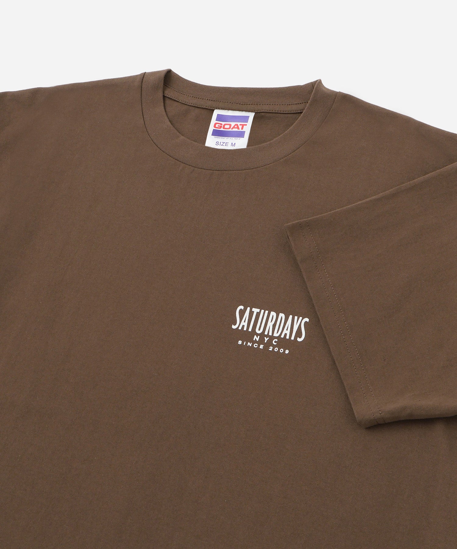 Saturdays NYC Bedwin x Saturdays Manhattan Tee in Brown