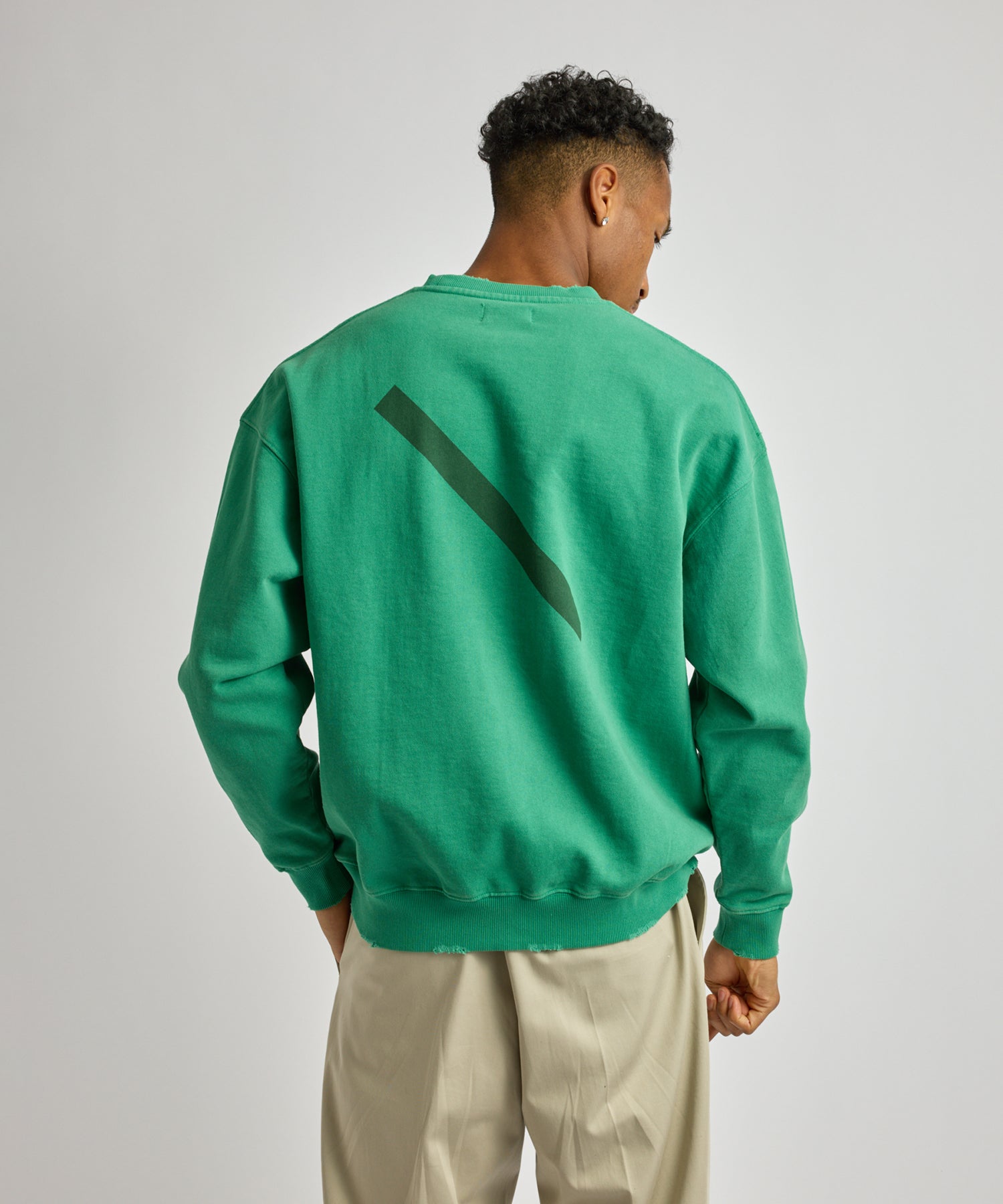 Bowery Garment Dyed Slash Sweatshirt