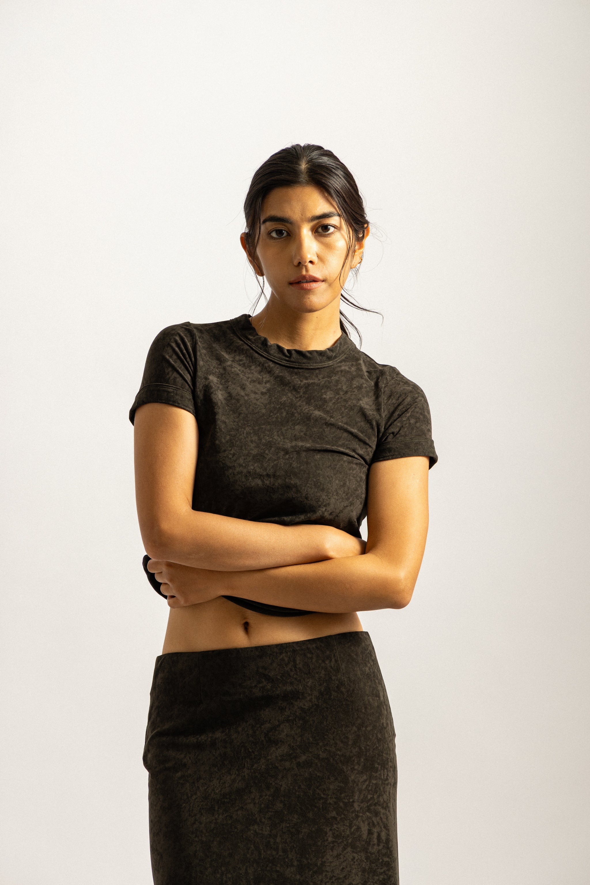 Nadia Trim Collar Top