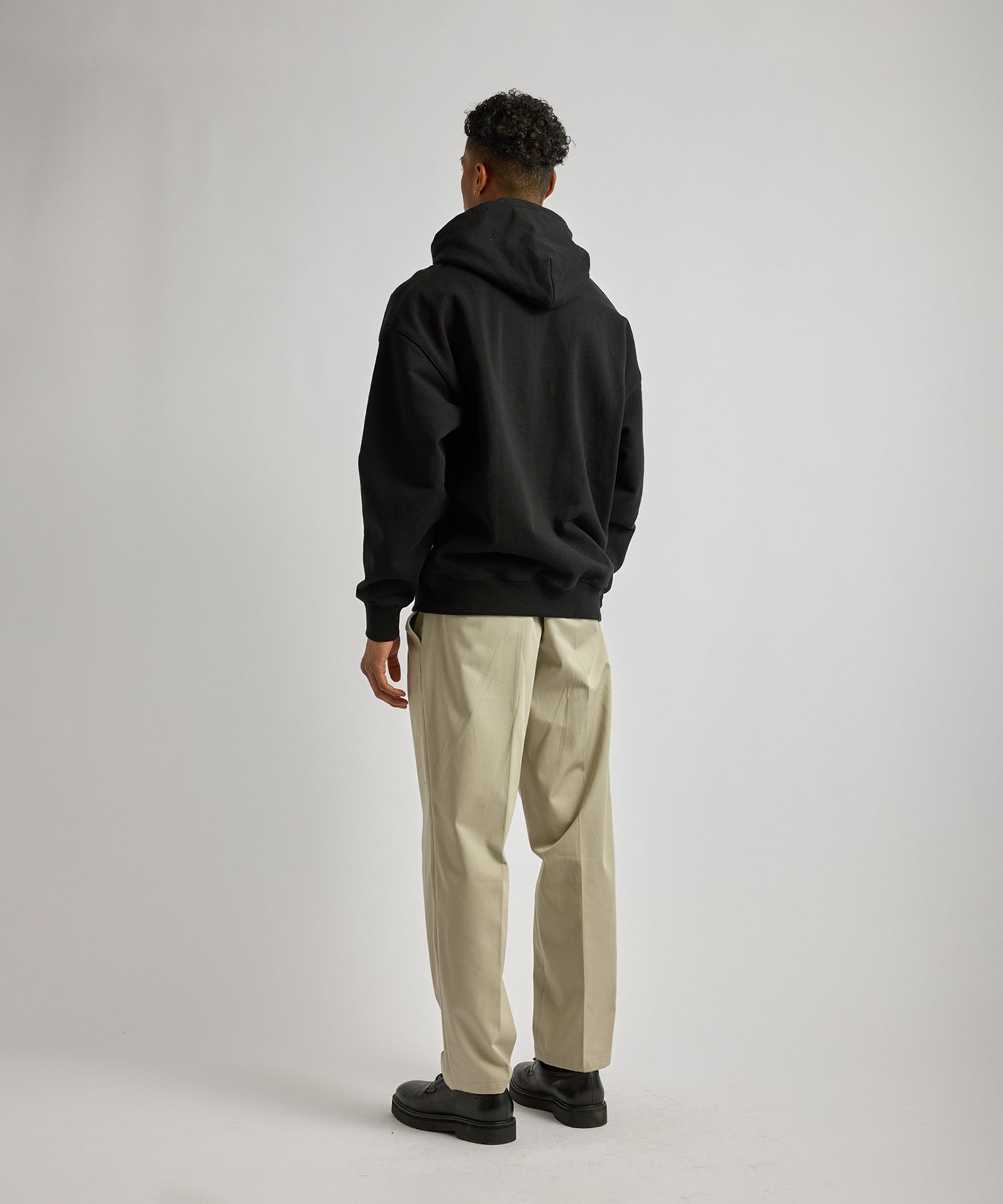 Saturdays NYC Canal Waffle Lined Zip Hoodie in Black