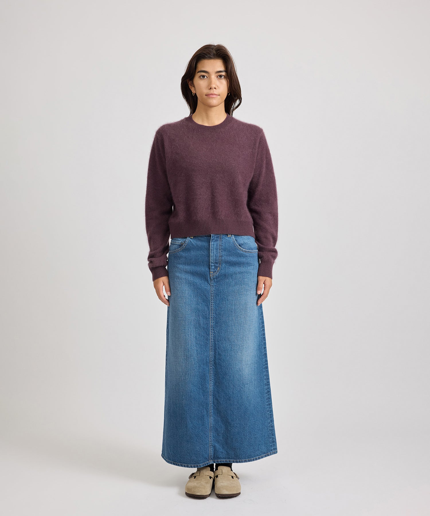 Saturdays NYC Christine Textured Knit in Wine