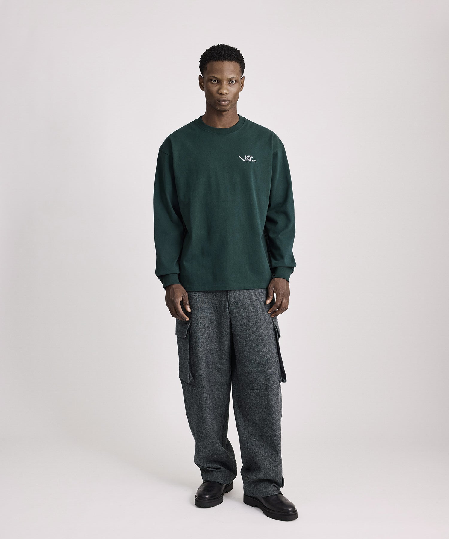 Balugo Herringbone Pant