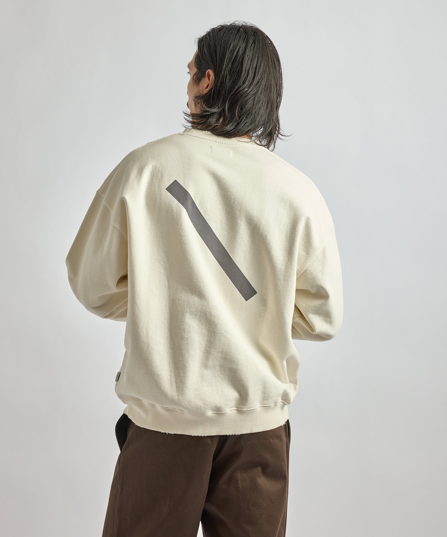 Bowery Garment Dyed Slash Sweatshirt