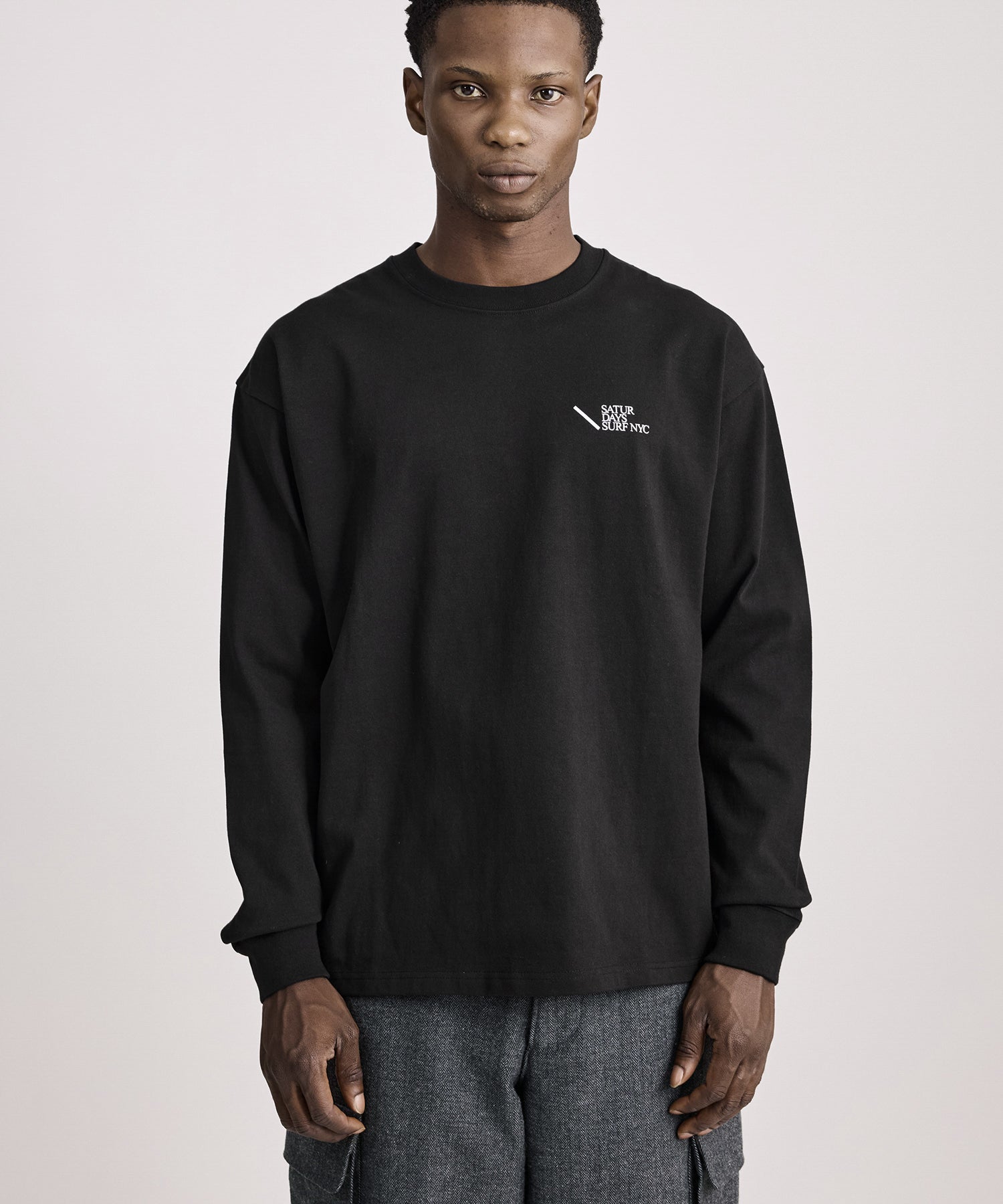 Saturdays NYC 長袖 Max Weight Relaxed Surf Long Sleeve Tee | Saturdays NYC